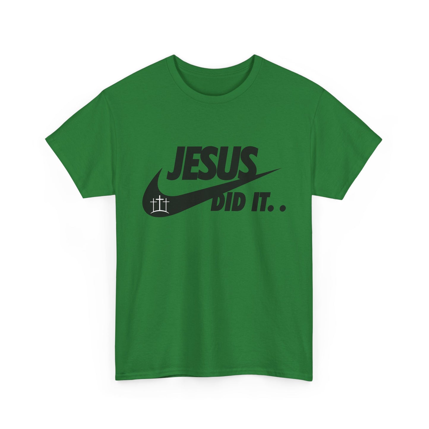 Jesus Did it t-shirt Christian tee Basketball t-shirt Unisex Heavy Cotton Tee