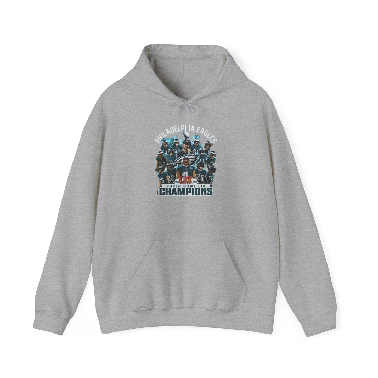 Philadelphia Super Bowl LIX Champions Hooded Sweatshirt Gift For Fans