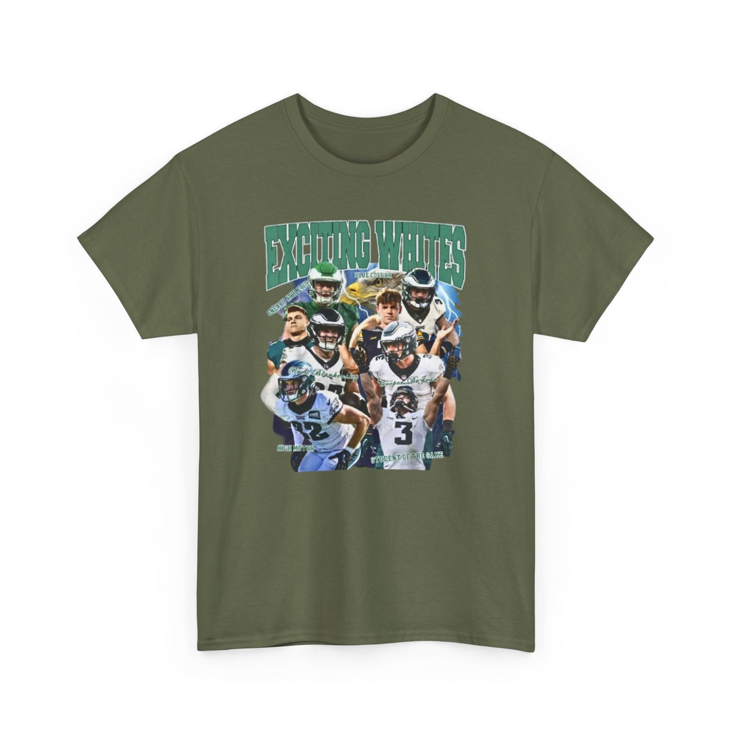 Cooper Dejean exciting whites shirt