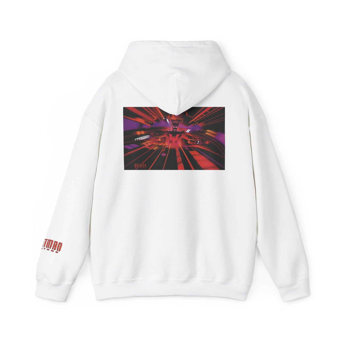Copy of Batman Beyond Hooded Sweatshirt alternate chest bat front and back designs
