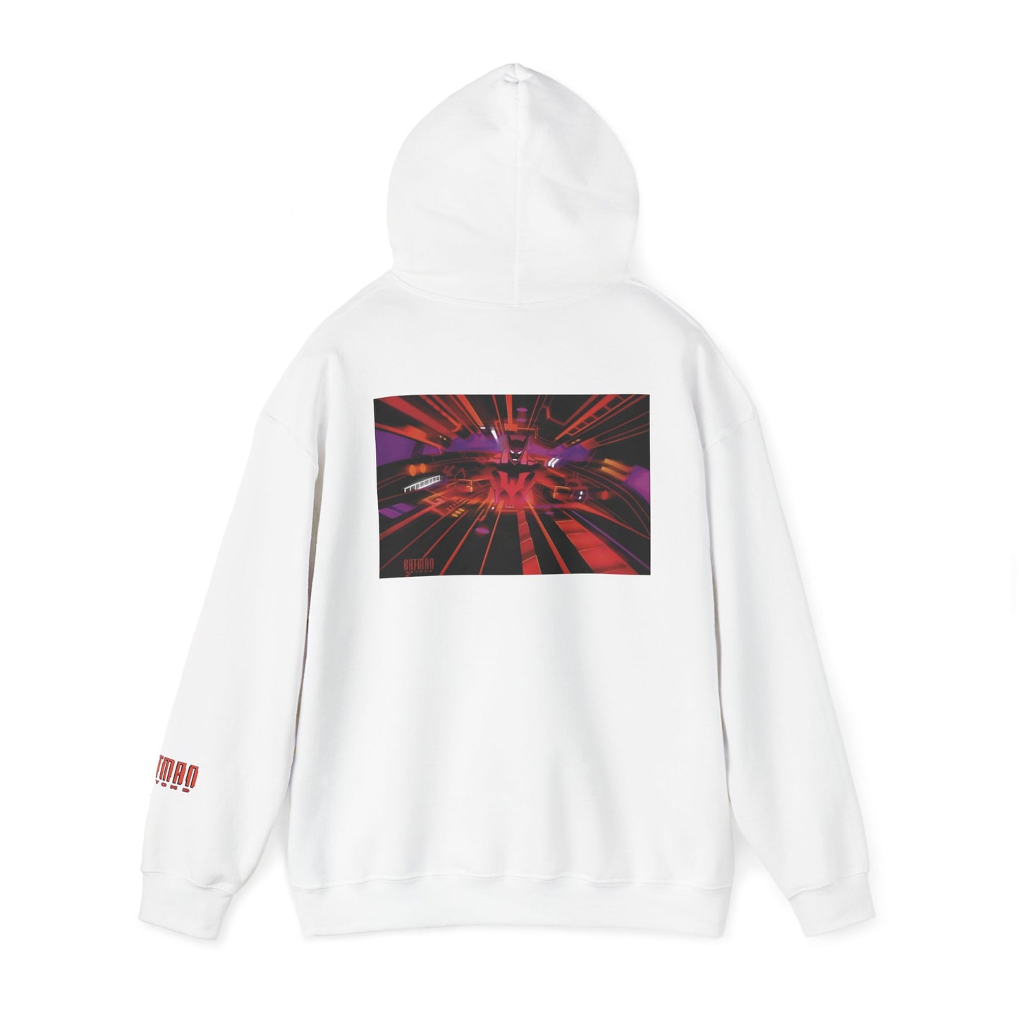 Copy of Batman Beyond Hooded Sweatshirt alternate chest bat front and back designs