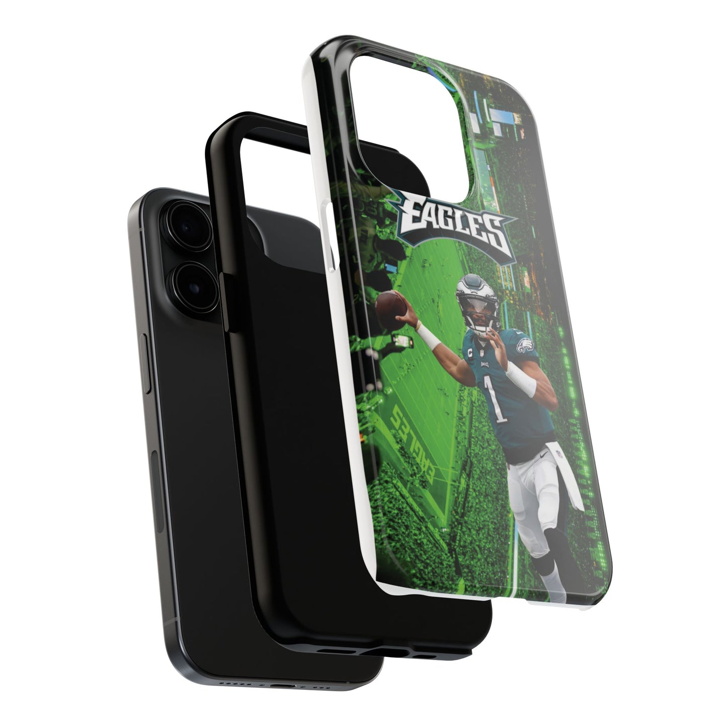 Jale n Hur ts Philadelp  hia E  agles iPhone and Samsung cell phone case