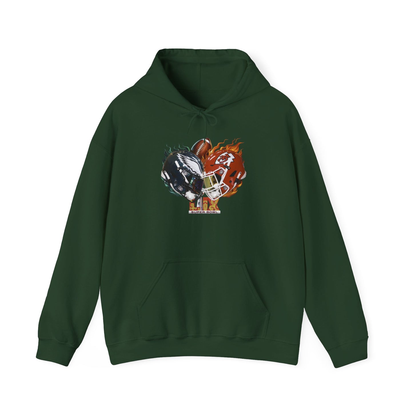 Eagles Chiefs Super Bowl Hoody hooded sweat shirt 2025 Super Bowl
