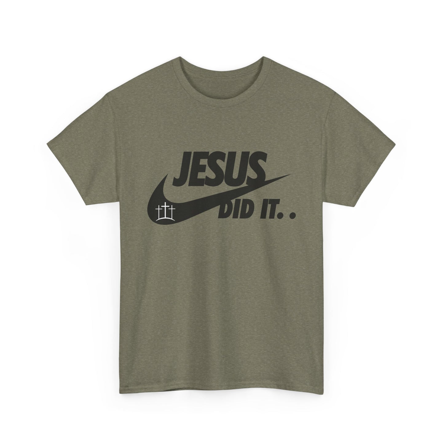 Jesus Did it t-shirt Christian tee Basketball t-shirt Unisex Heavy Cotton Tee