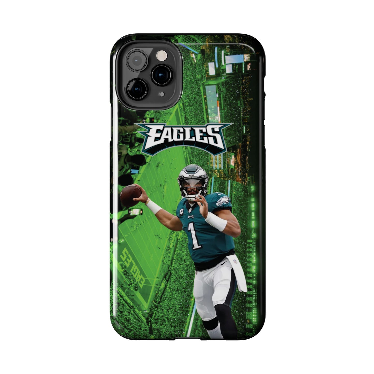 Jale n Hur ts Philadelp  hia E  agles iPhone and Samsung cell phone case