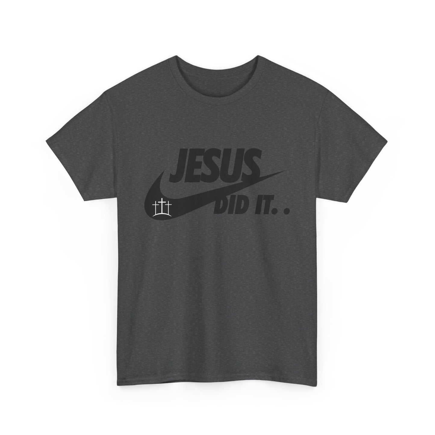 Jesus Did it t-shirt Christian tee Basketball t-shirt Unisex Heavy Cotton Tee
