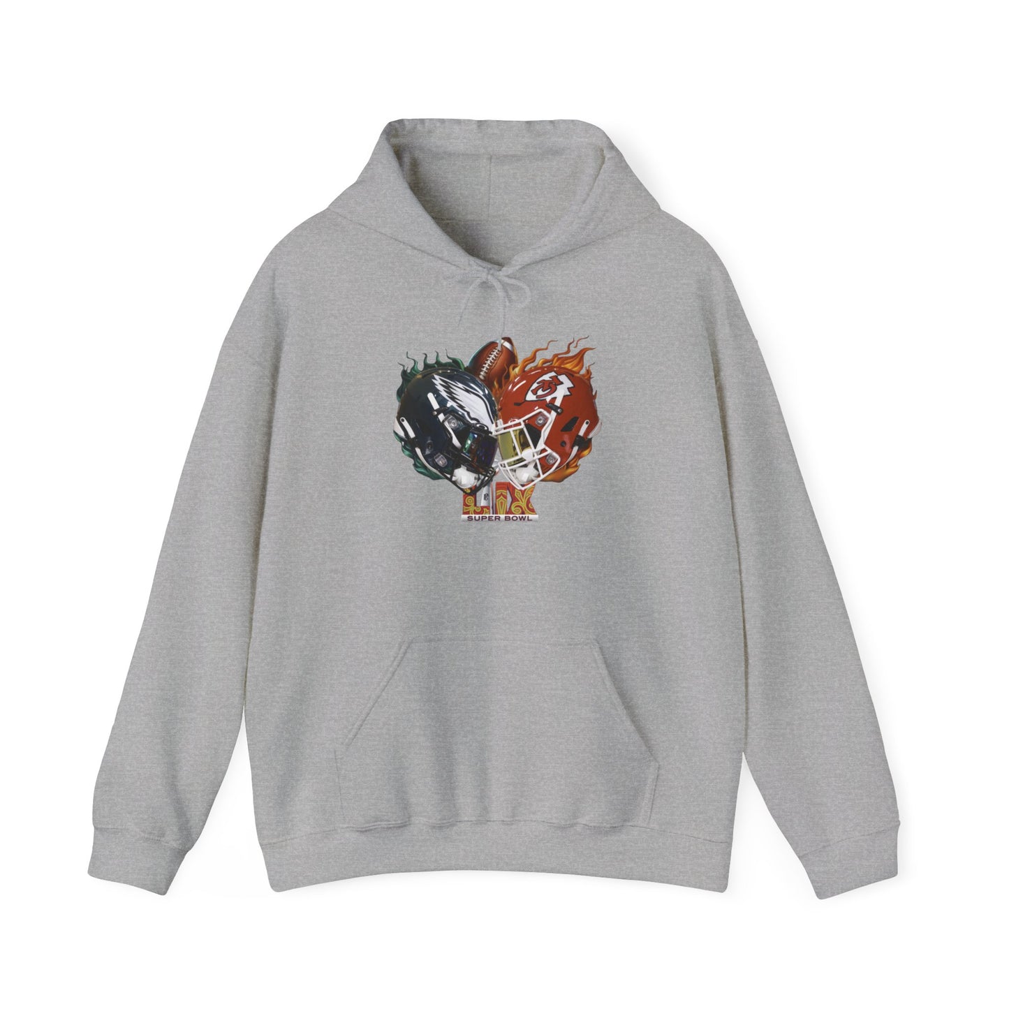 Eagles Chiefs Super Bowl Hoody hooded sweat shirt 2025 Super Bowl
