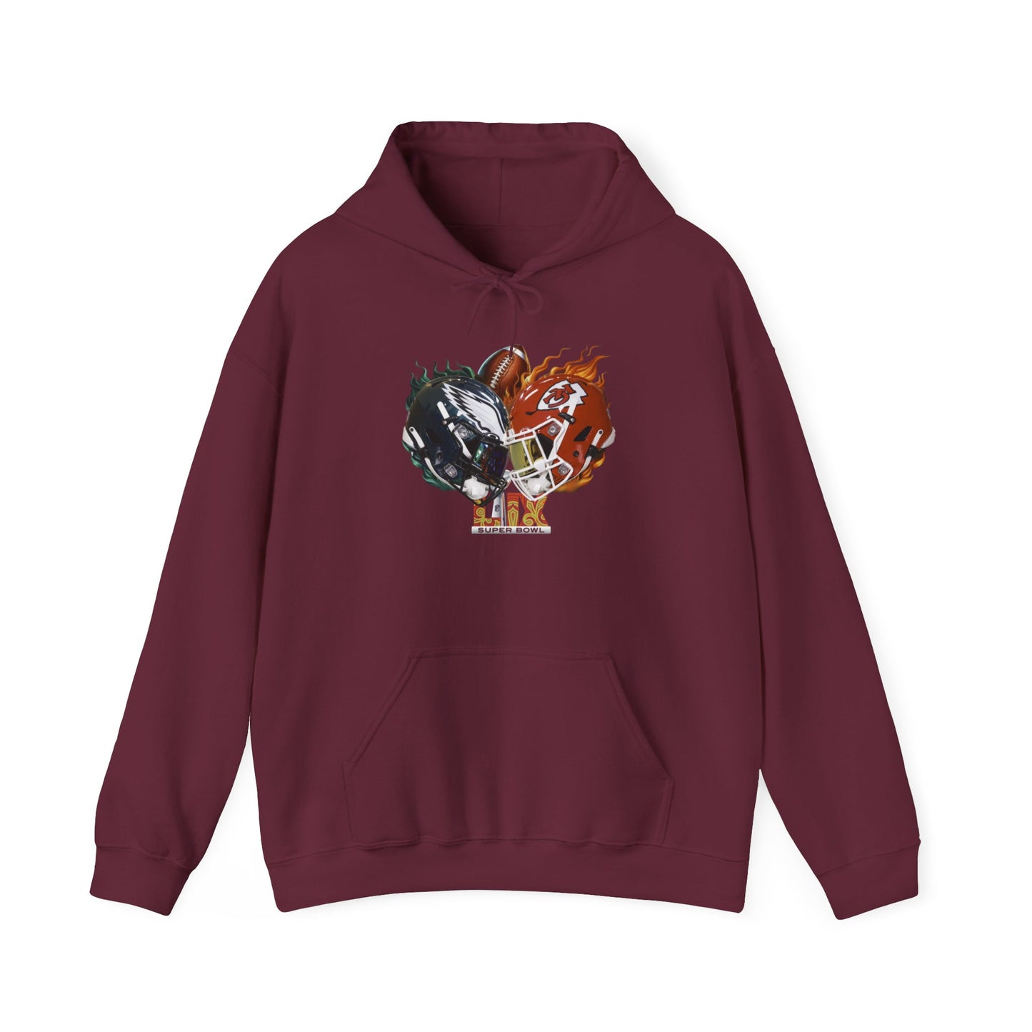 Eagles Chiefs Super Bowl Hoody hooded sweat shirt 2025 Super Bowl