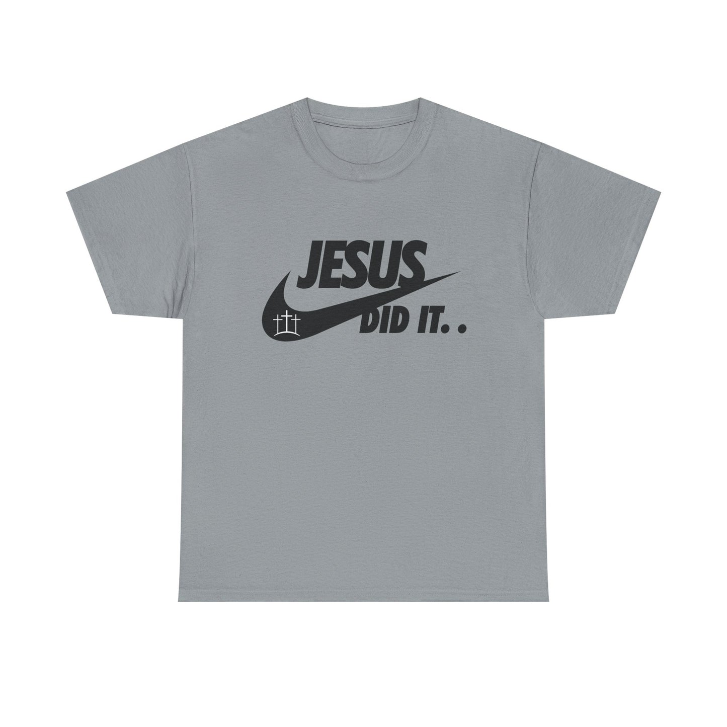 Jesus Did it t-shirt Christian tee Basketball t-shirt Unisex Heavy Cotton Tee