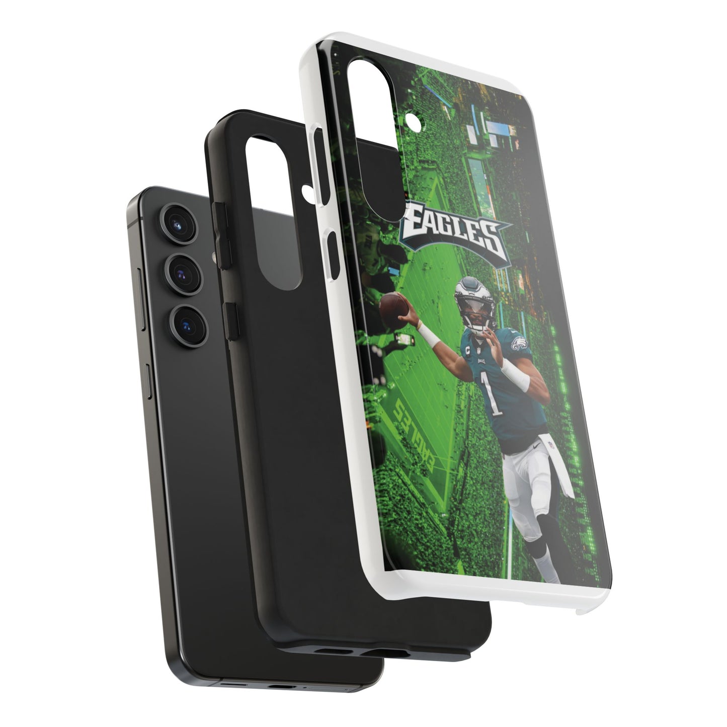 Jale n Hur ts Philadelp  hia E  agles iPhone and Samsung cell phone case