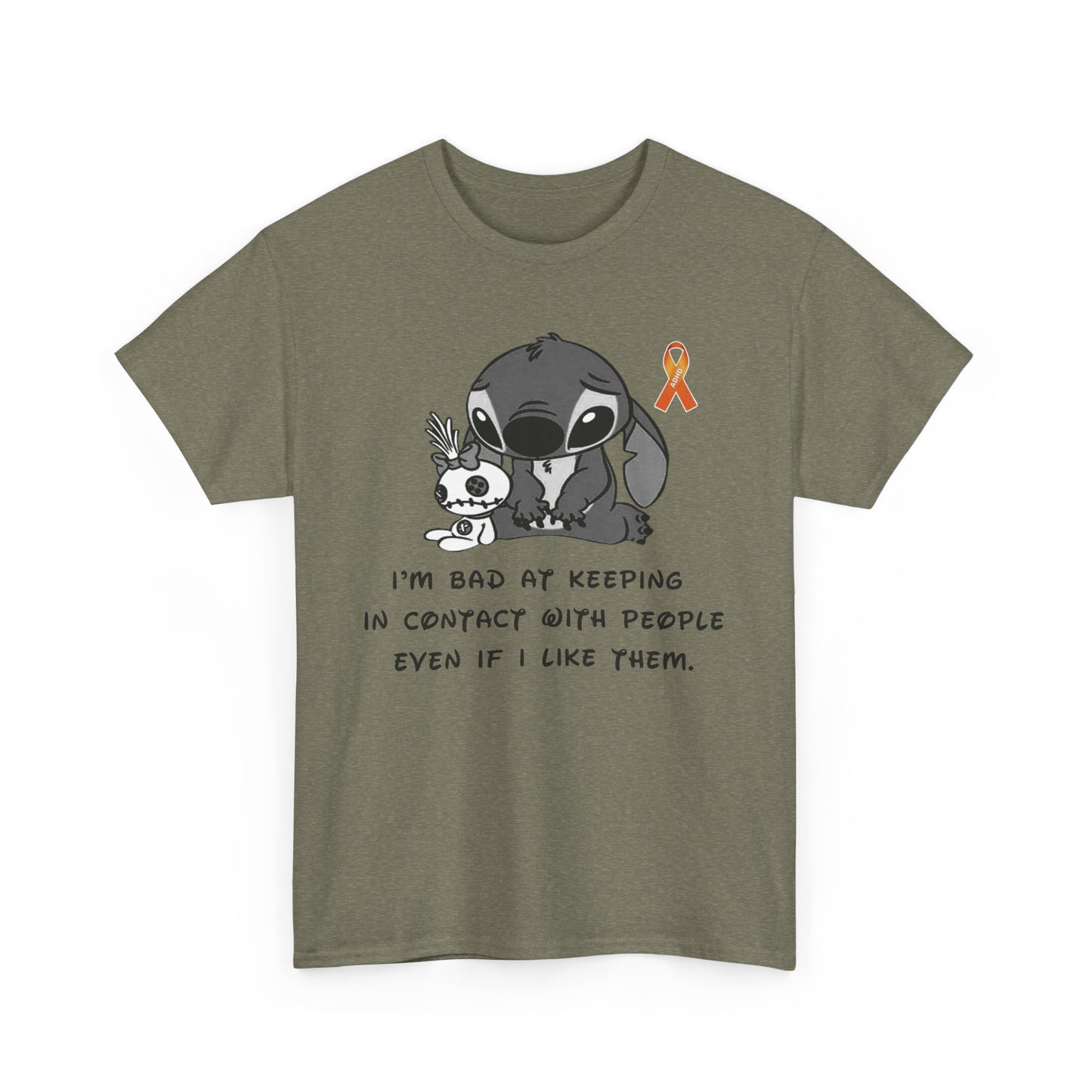 STITCH ADHD AWARENESS Unisex Heavy Cotton Tee