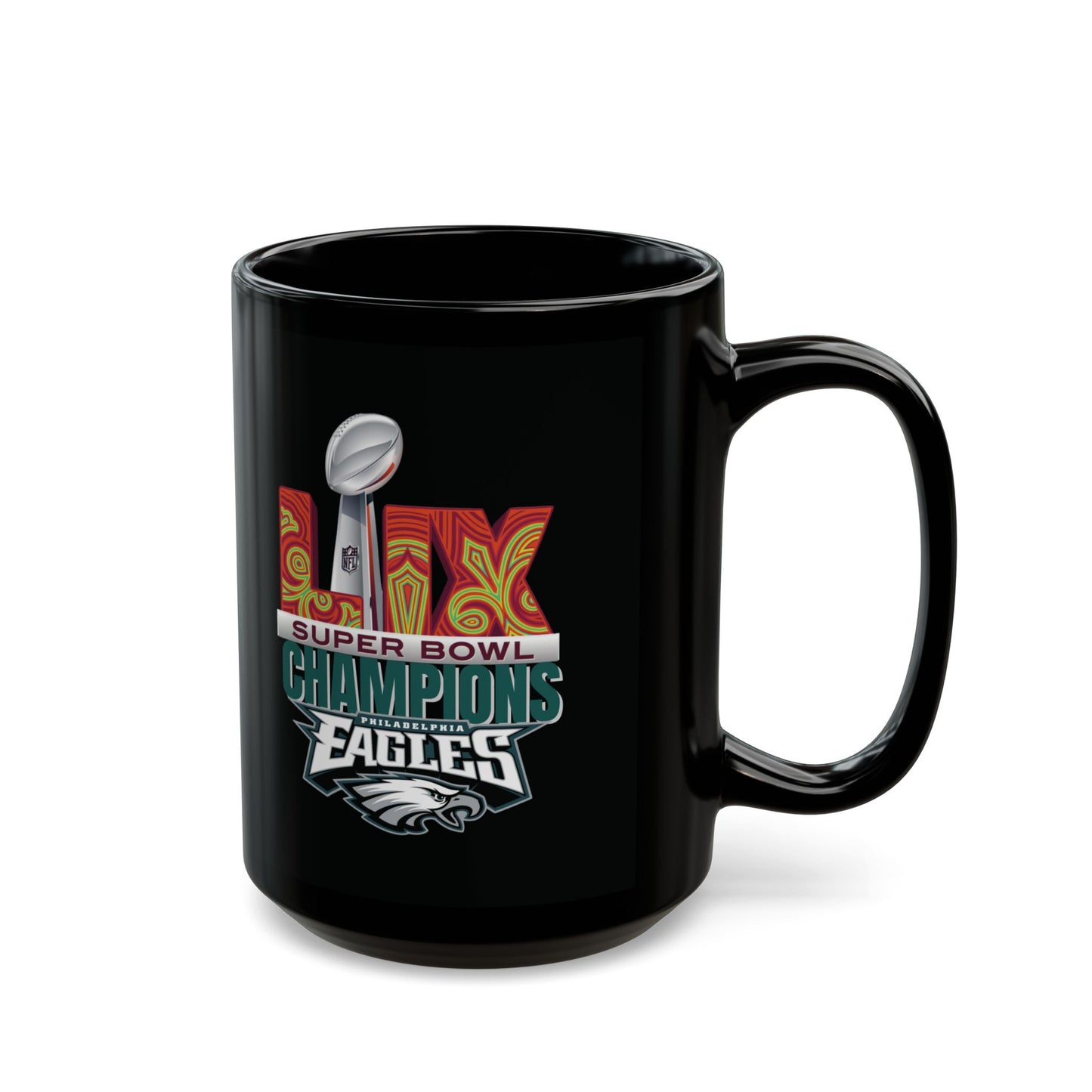 EAGLES 2025 Superbowl champion Black Mug (11oz, 15oz)