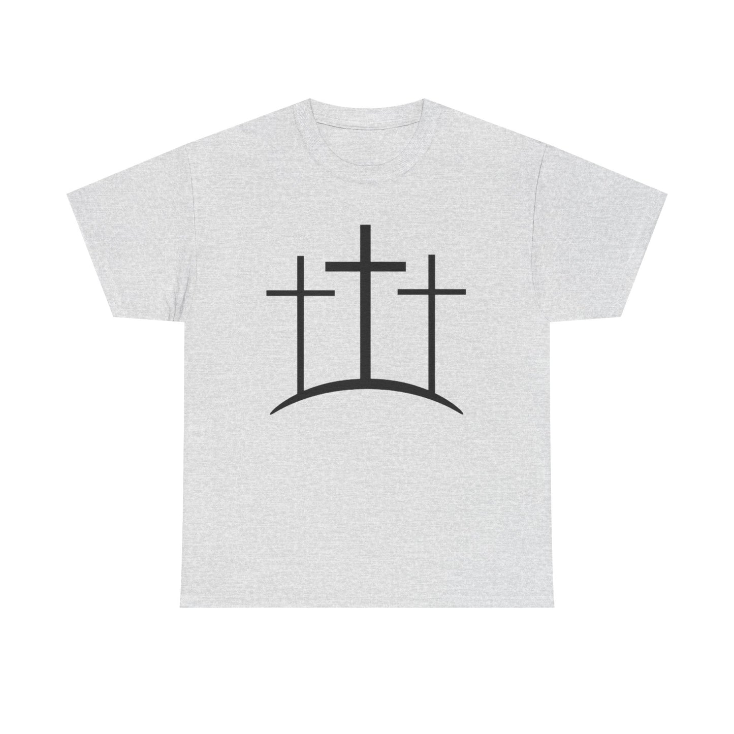Christian t-shirt 3 crosses Unisex Heavy Cotton Tee