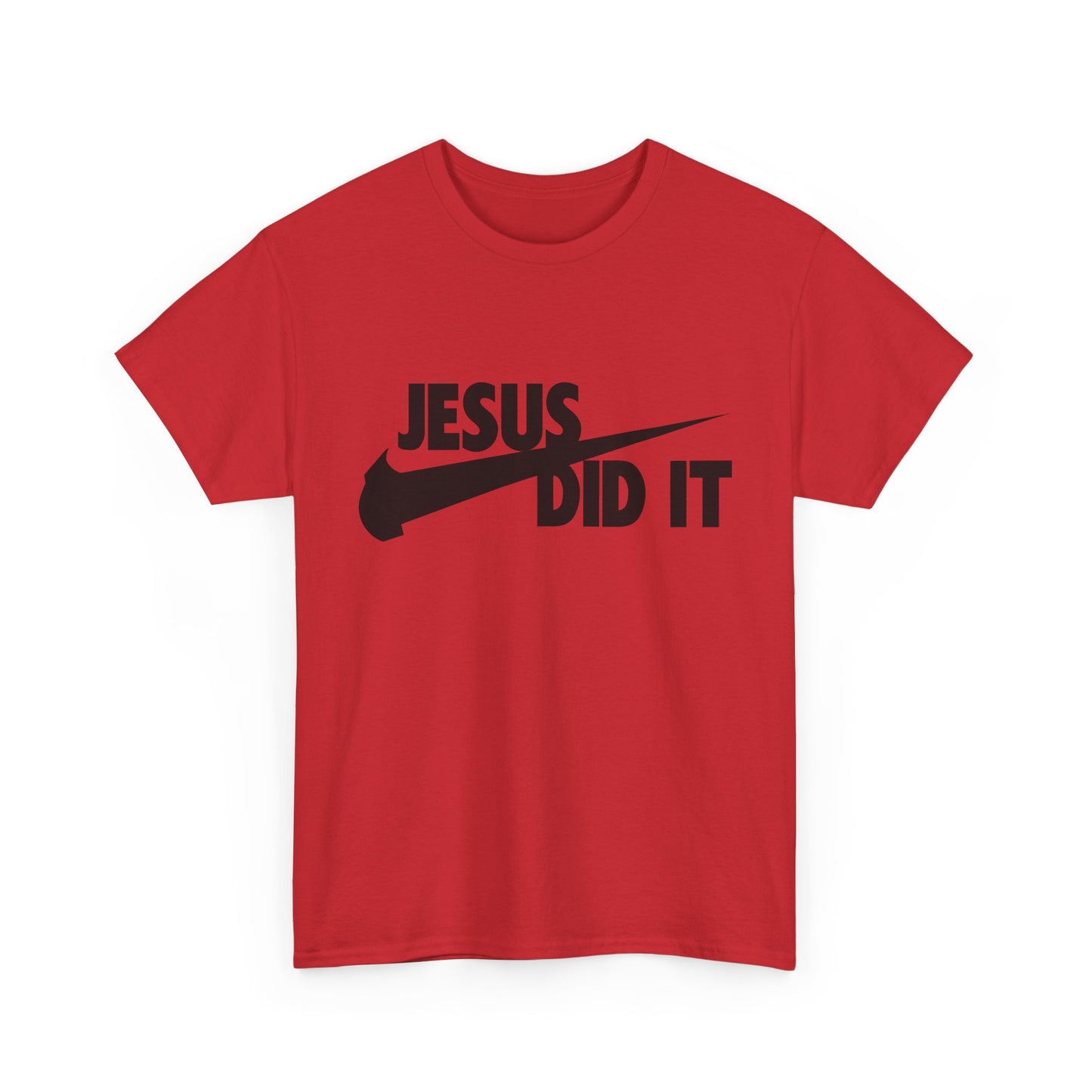 men's Christian t-shirt Jesus did it basketball Unisex Heavy Cotton Tee