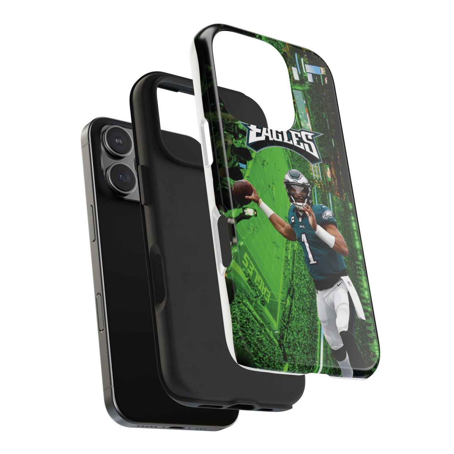 Jale n Hur ts Philadelp  hia E  agles iPhone and Samsung cell phone case