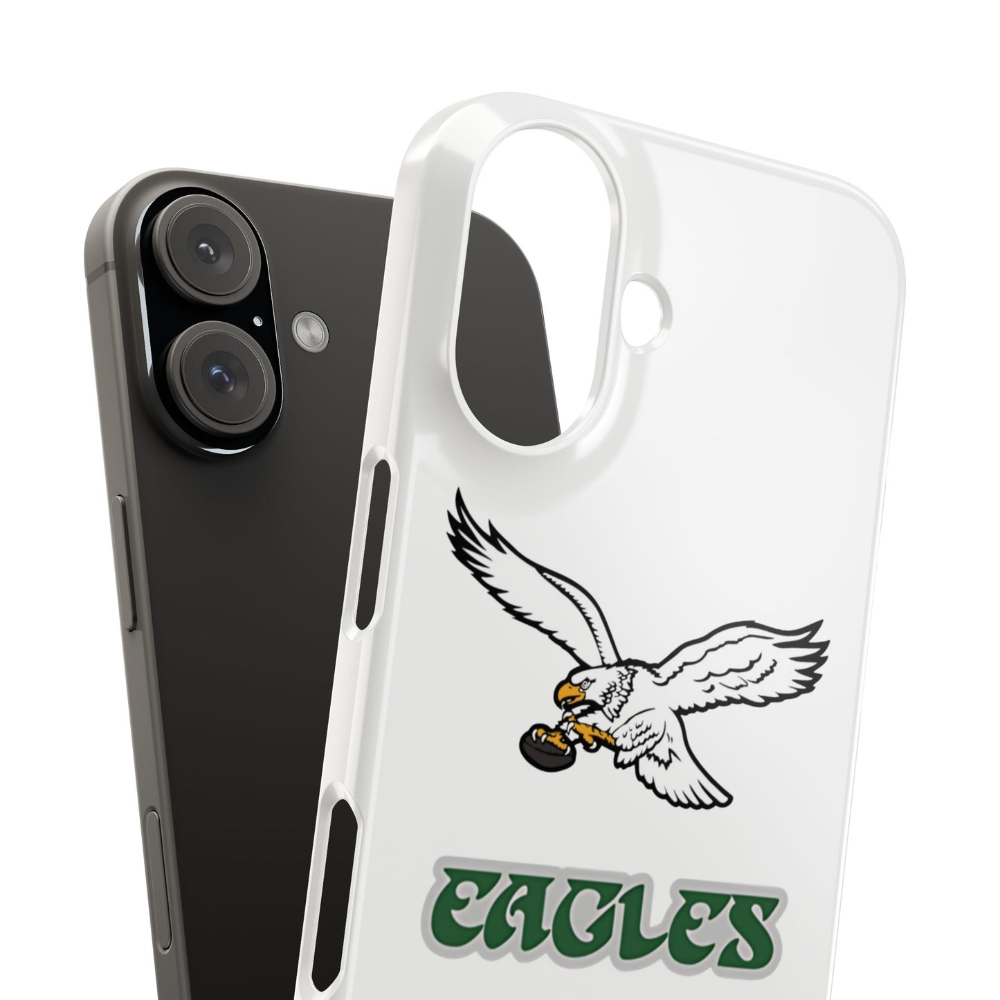 Custom Philadelphia Eagles retro cell phone case Slim Phone Cases in white