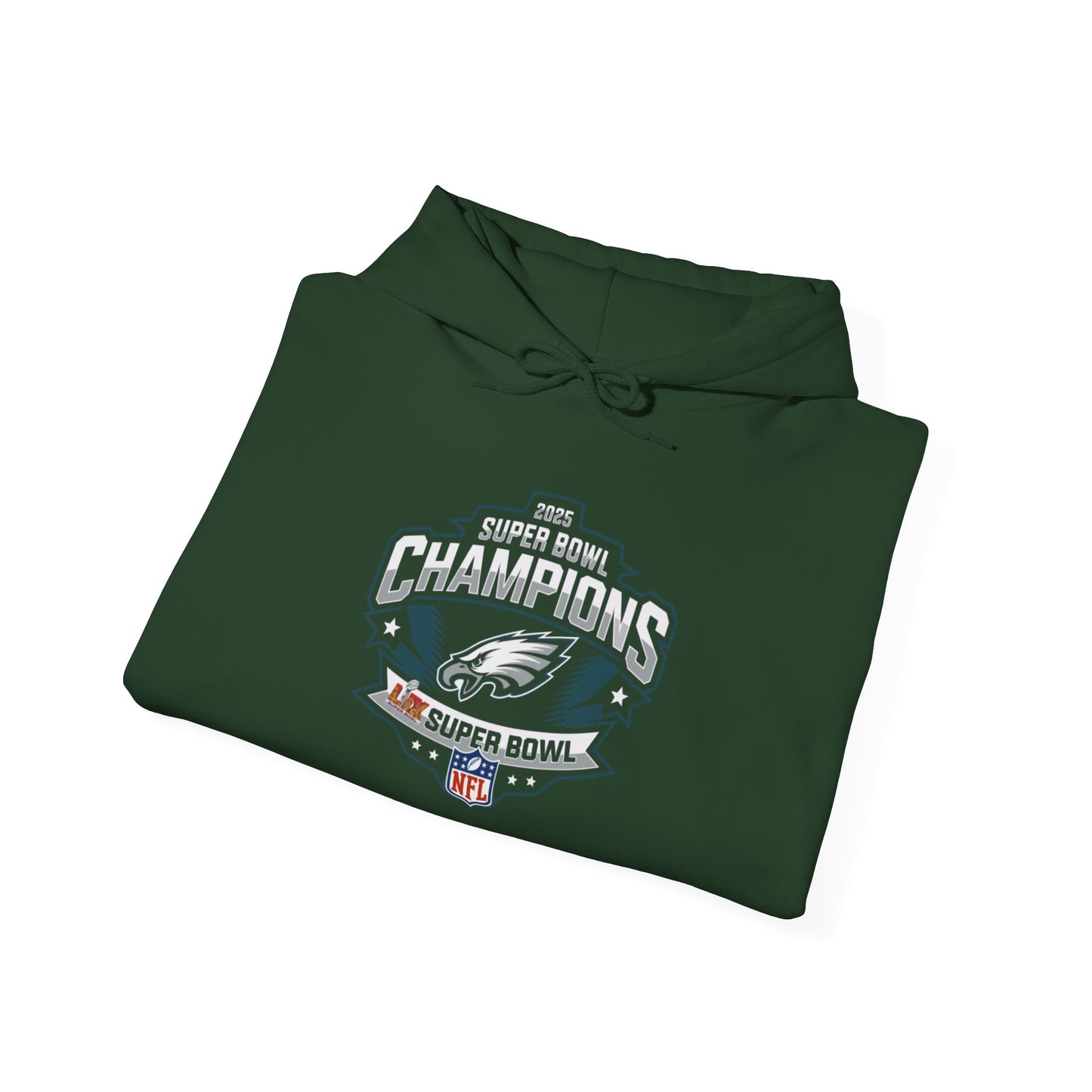 2025 LIX Super Bowl Champions Eagles SWEATSHIRT Gift S-5XL Hooded Sweatshirt