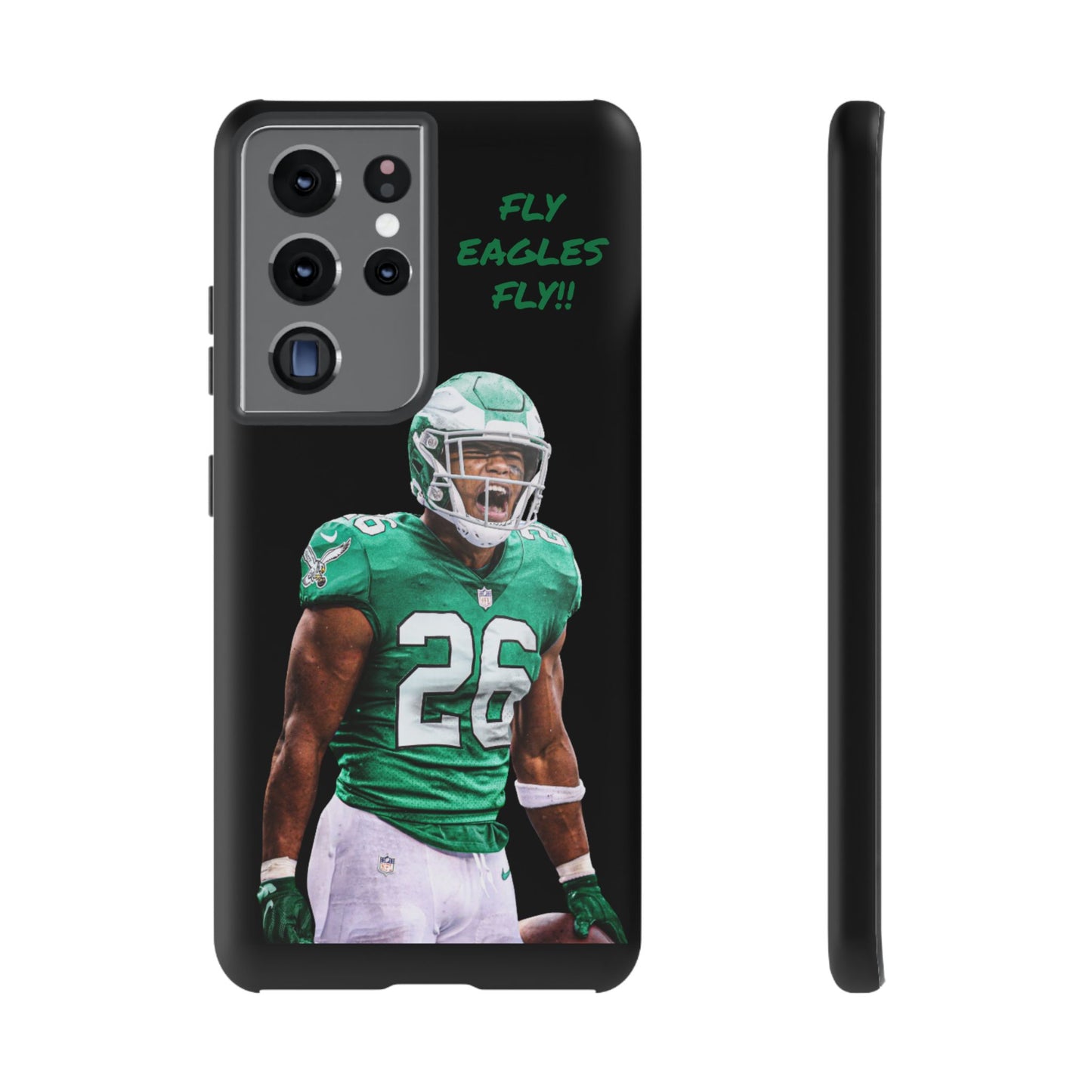 Philadelphia Eagles Saquon Barkley # 26 cell Phone case, iPhone case, nfl cell phone case, Eagles (Black case) Fly Eagles Fly!!