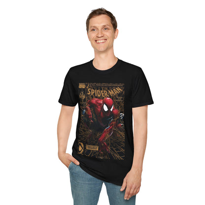 Vintage Spiderman #1 Gold variant, Spiderman t-shirt vintage, McFarlane t-shirt