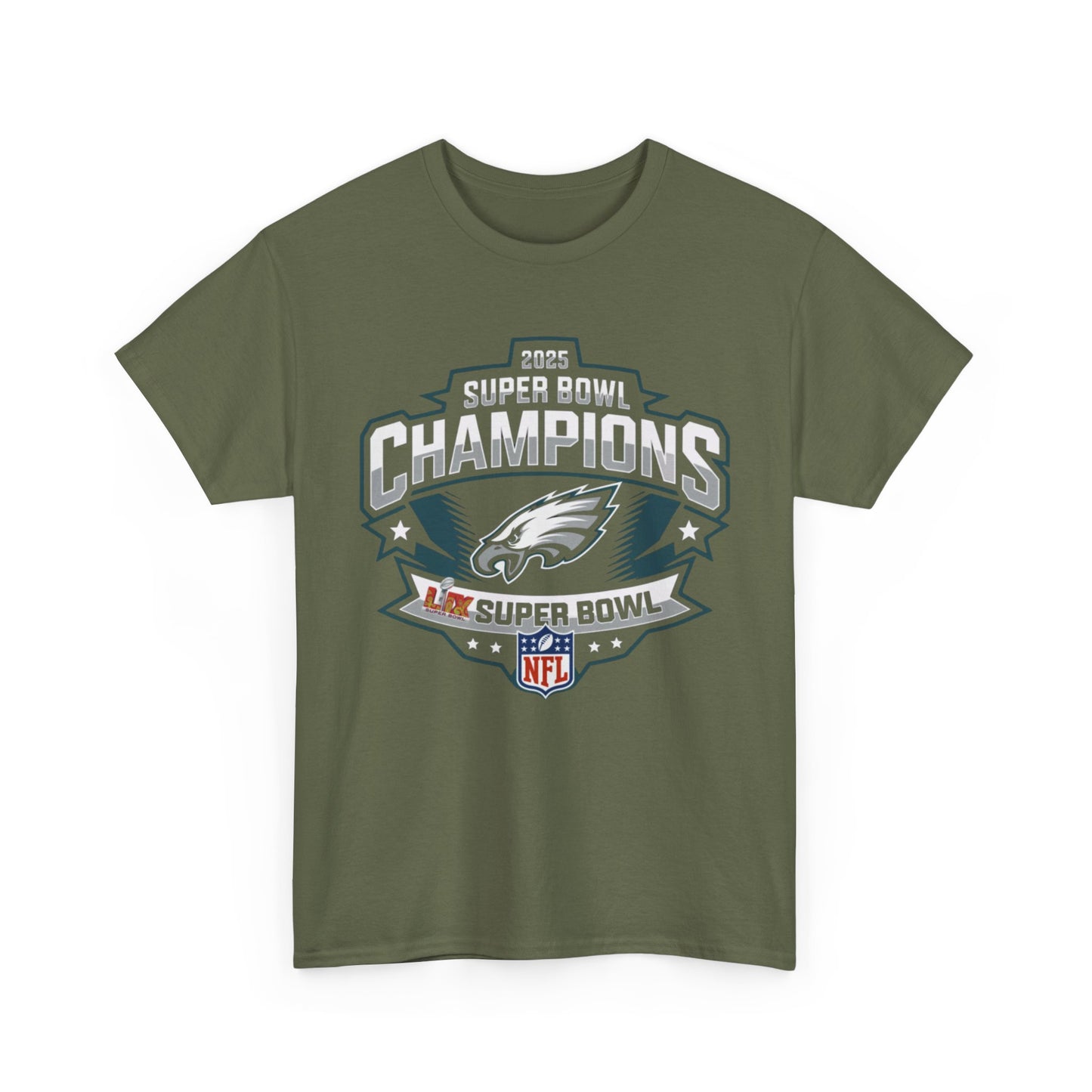 2025 LIX Super Bowl Champions Eagles t- shirt Gift For Fans S-5XL