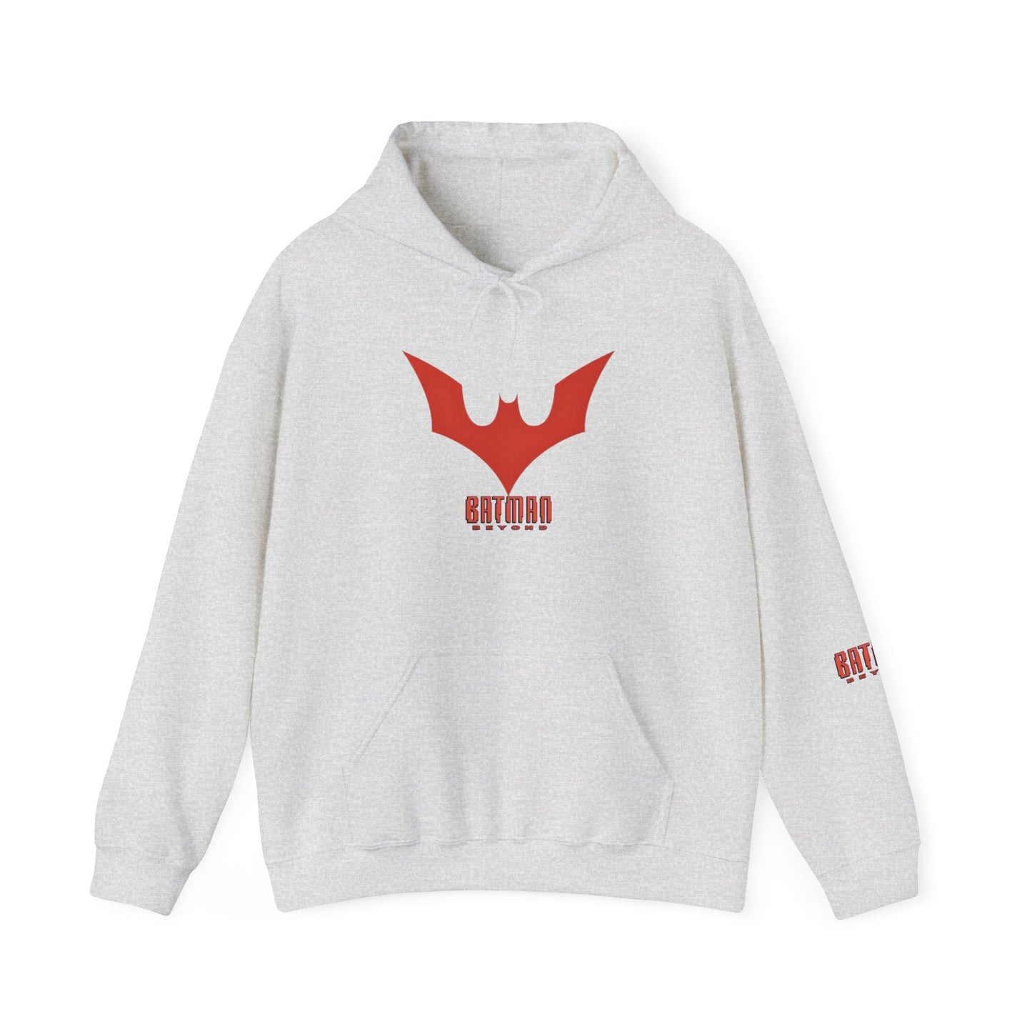 Batman Beyond Hooded Sweatshirt alternate chest bat front and back designs