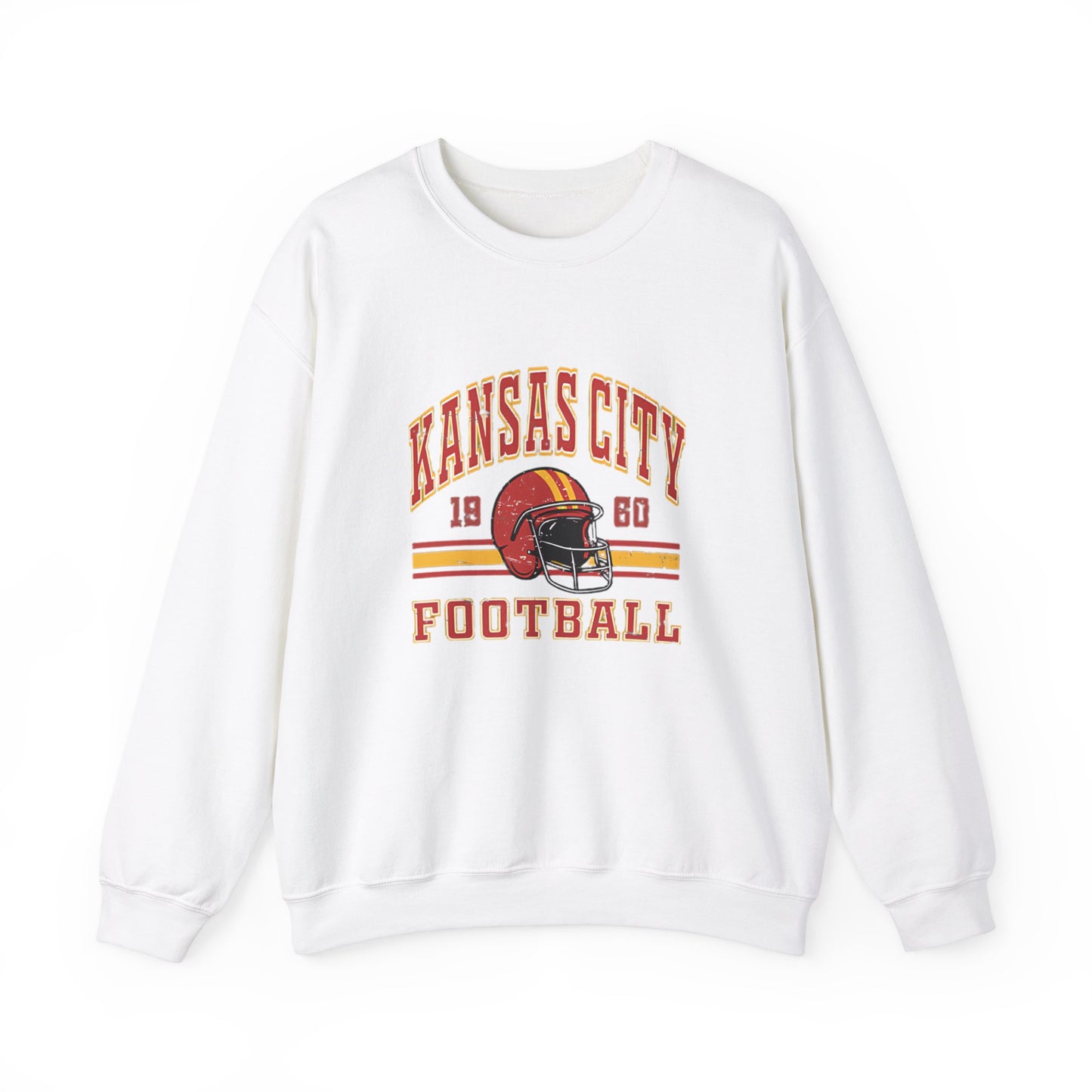 Vintage Style Kansas City Football Sweatshirt and Hoodie, Kansas City Football Sweatshirt, Unisex  Kansas City SWEATSHIRT