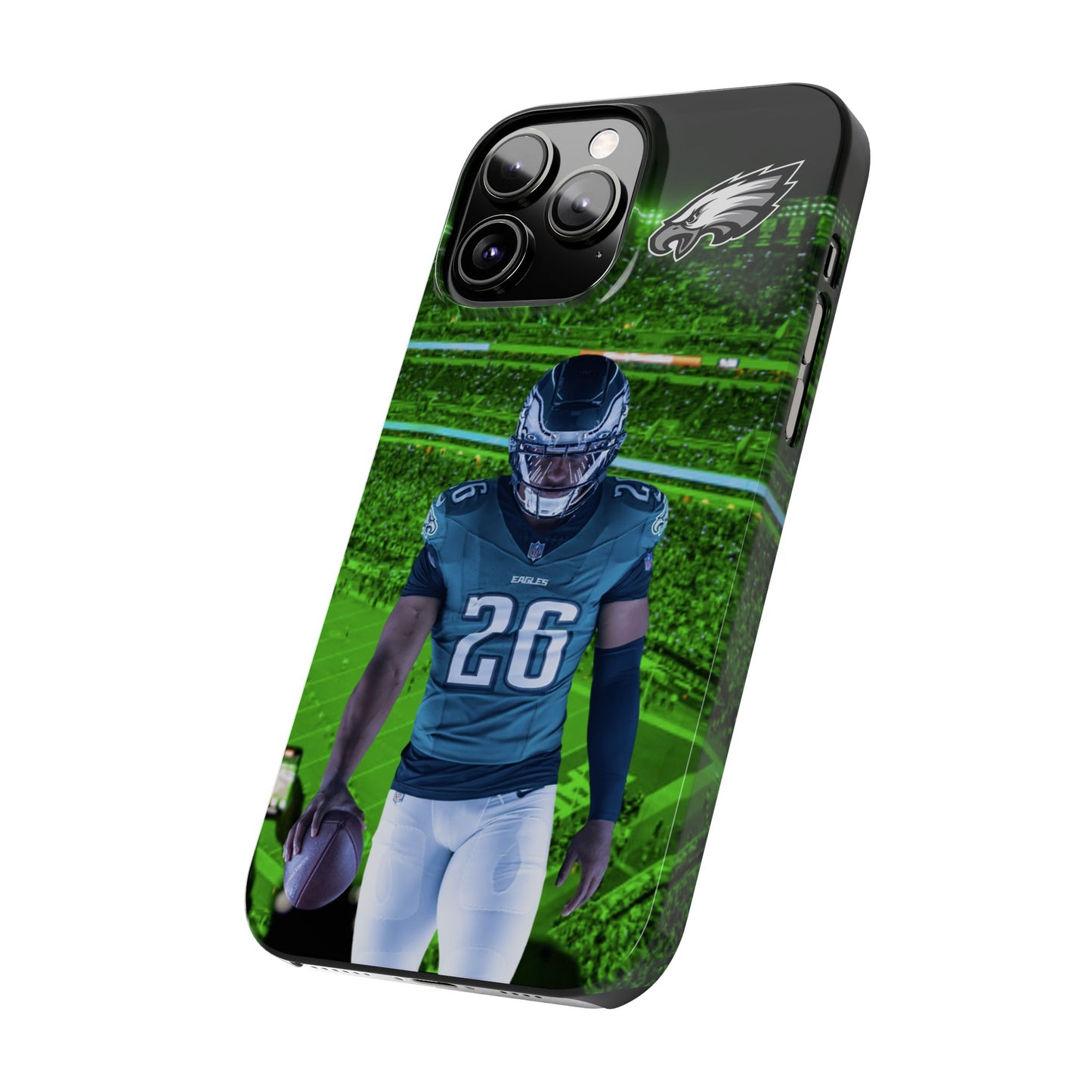 Philadelphia Eagles Saquon Barkley Slim Phone Cases - custom NFL cellphone case