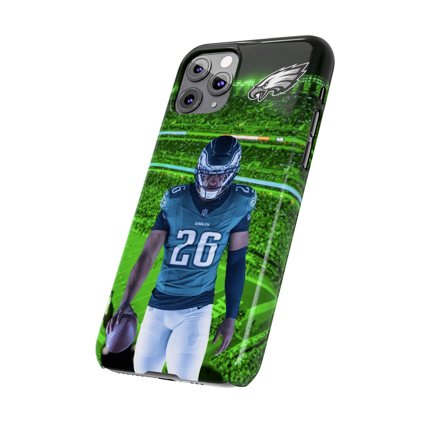 Philadelphia Eagles Saquon Barkley Slim Phone Cases - custom NFL cellphone case