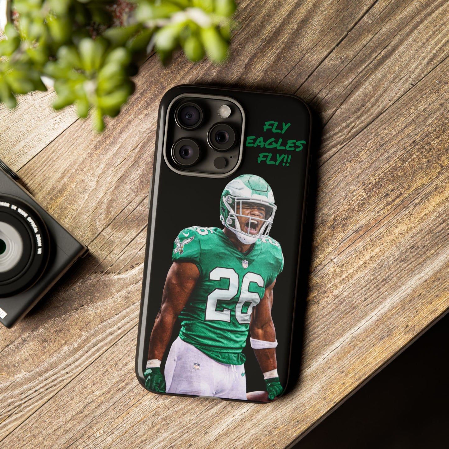 Philadelphia Eagles Saquon Barkley # 26 cell Phone case, iPhone case, nfl cell phone case, Eagles (Black case) Fly Eagles Fly!!