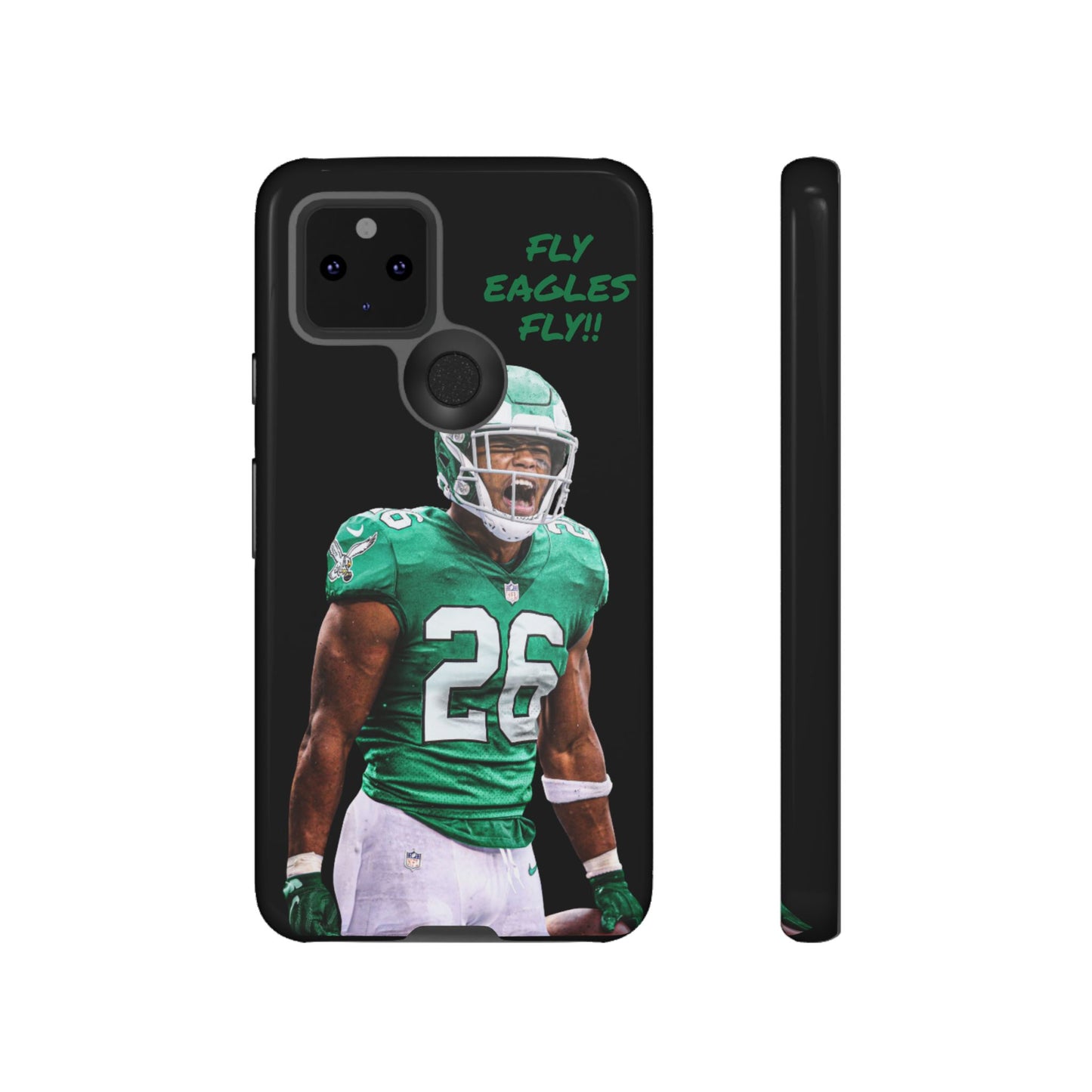 Philadelphia Eagles Saquon Barkley # 26 cell Phone case, iPhone case, nfl cell phone case, Eagles (Black case) Fly Eagles Fly!!