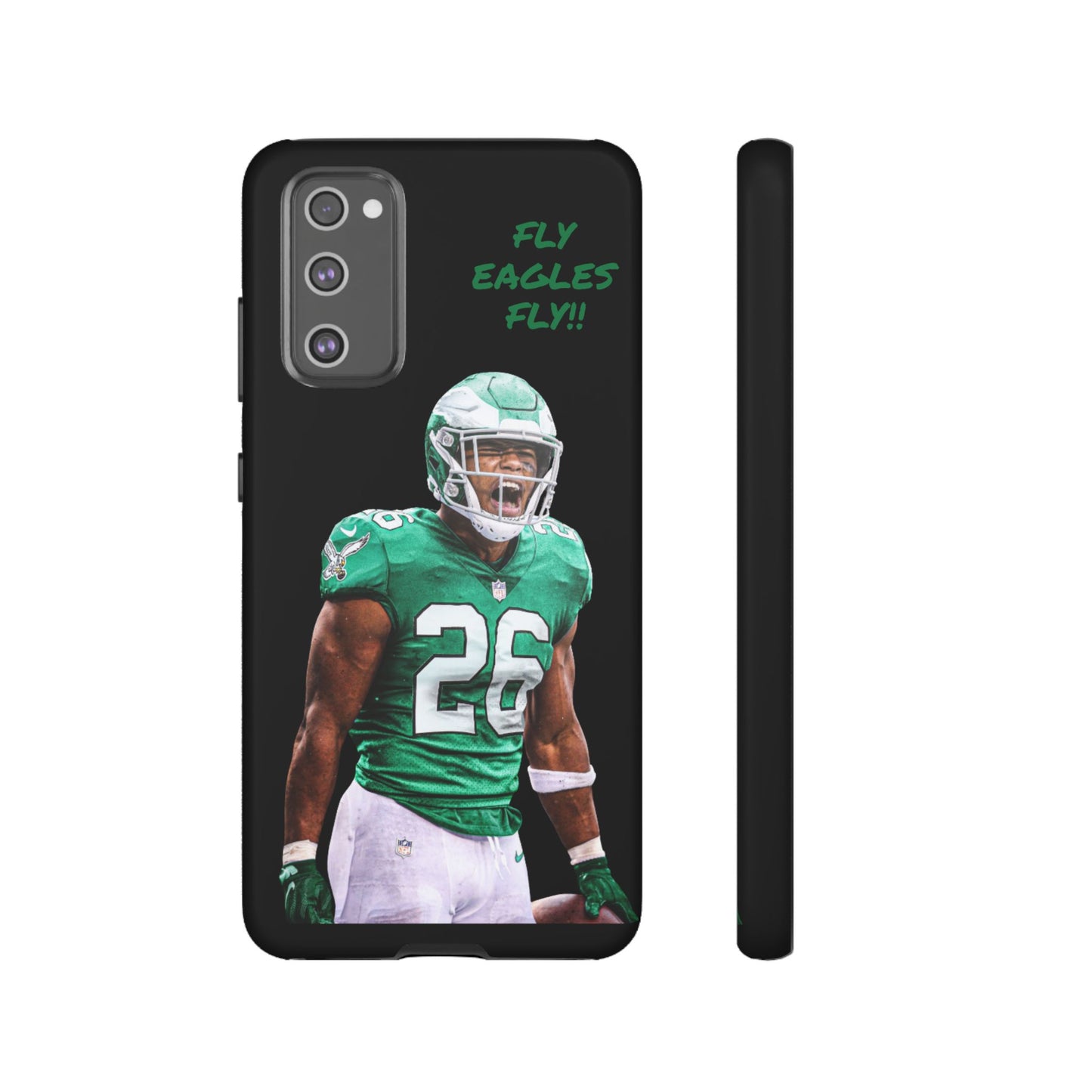 Philadelphia Eagles Saquon Barkley # 26 cell Phone case, iPhone case, nfl cell phone case, Eagles (Black case) Fly Eagles Fly!!