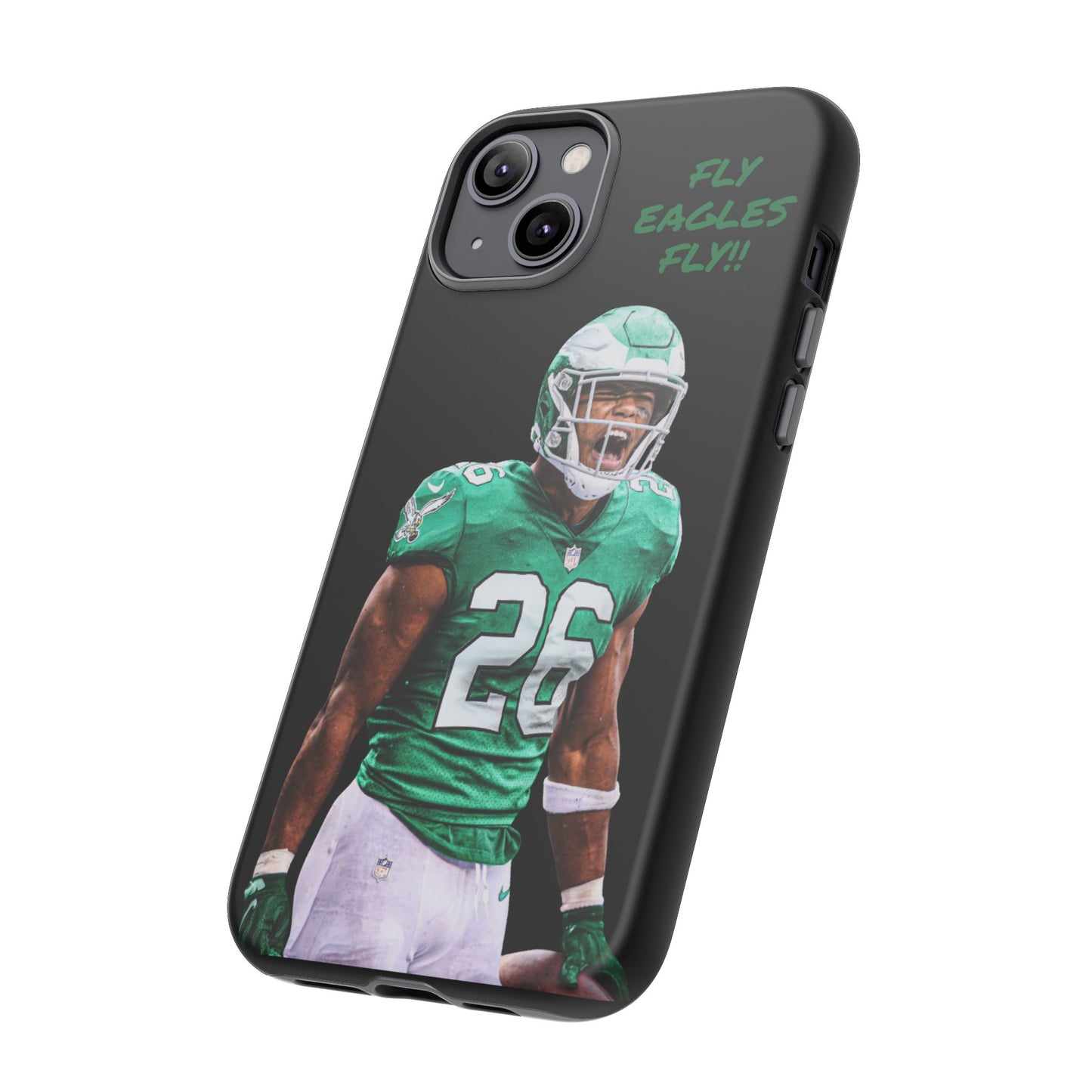 Philadelphia Eagles Saquon Barkley # 26 cell Phone case, iPhone case, nfl cell phone case, Eagles (Black case) Fly Eagles Fly!!