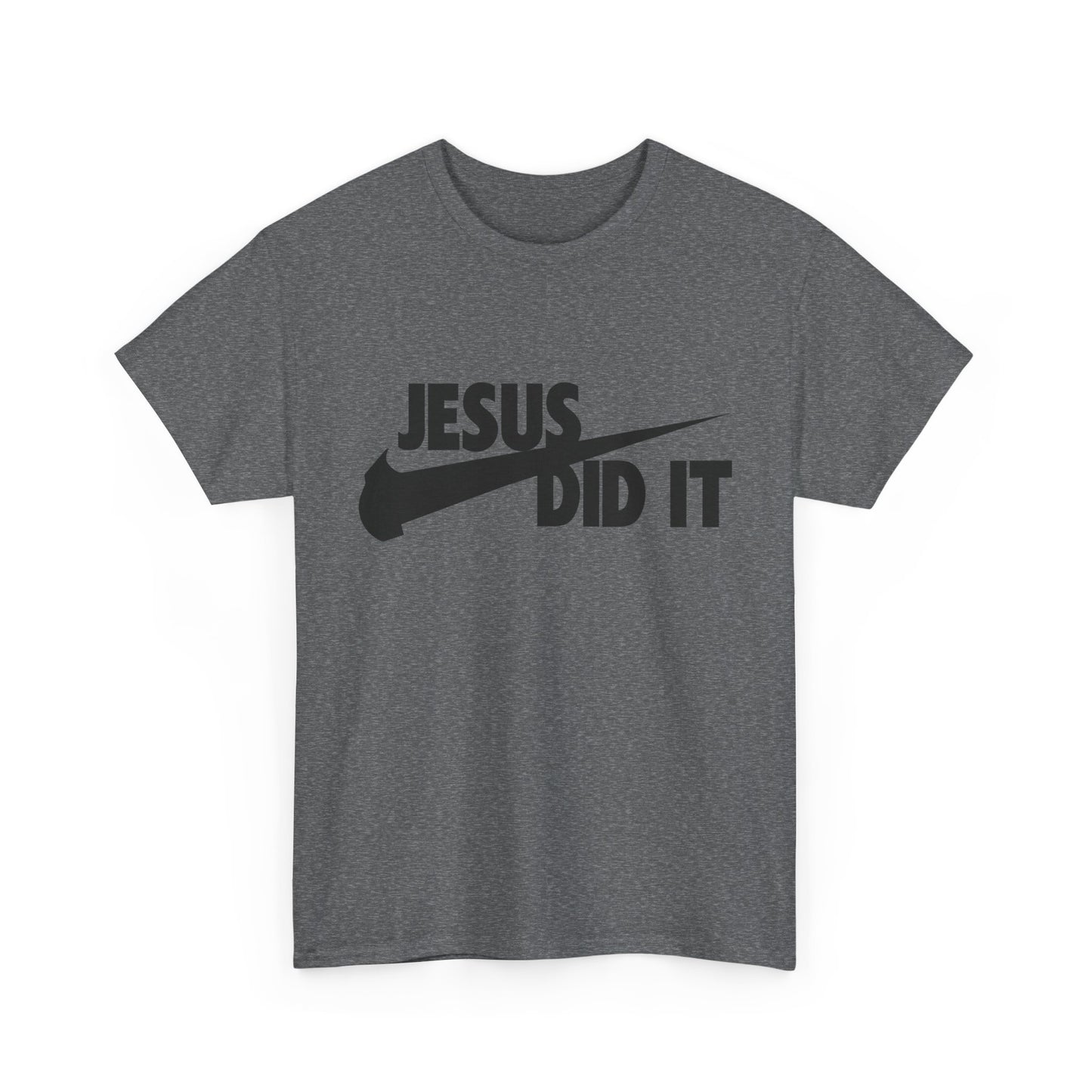 men's Christian t-shirt Jesus did it basketball Unisex Heavy Cotton Tee