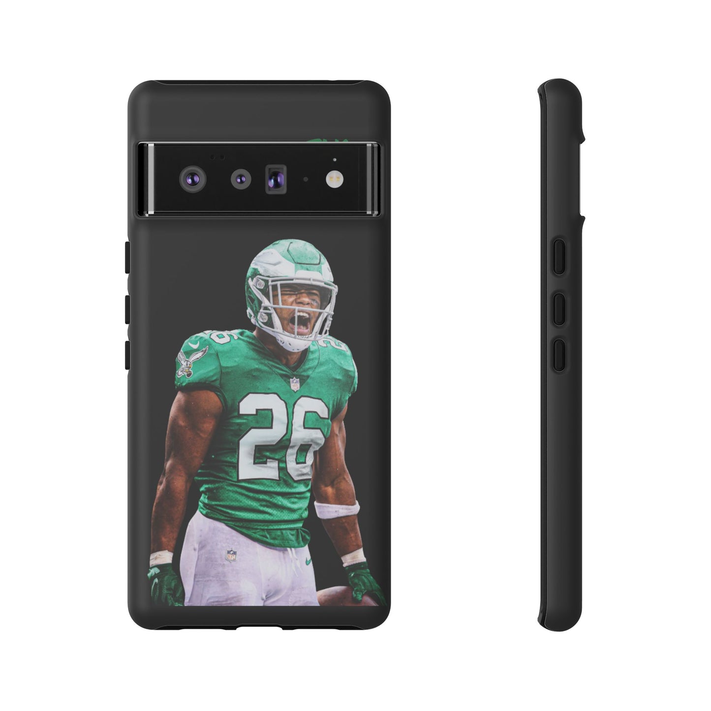 Philadelphia Eagles Saquon Barkley # 26 cell Phone case, iPhone case, nfl cell phone case, Eagles (Black case) Fly Eagles Fly!!