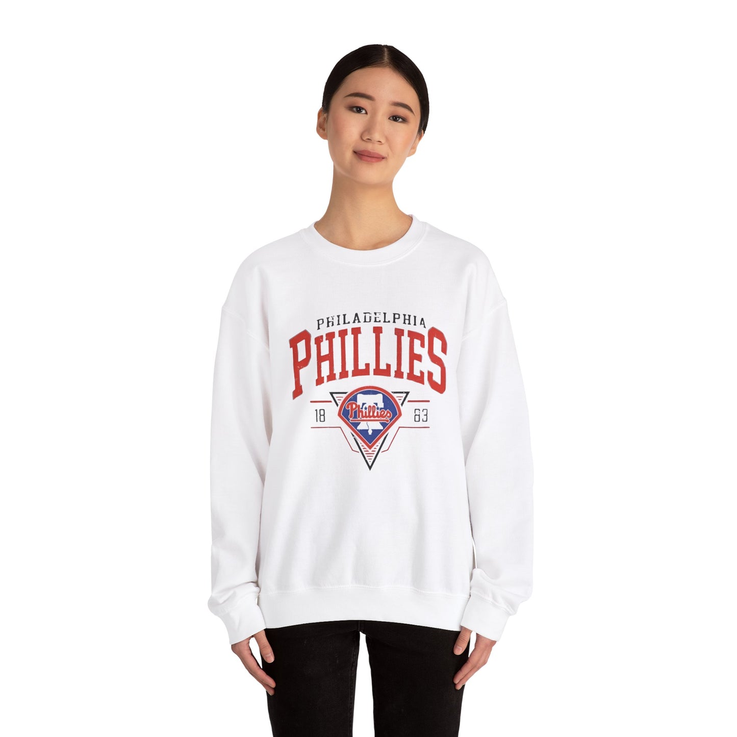 Custom Vintage MLB 90s  Philadelphia Phillies sweatshirt