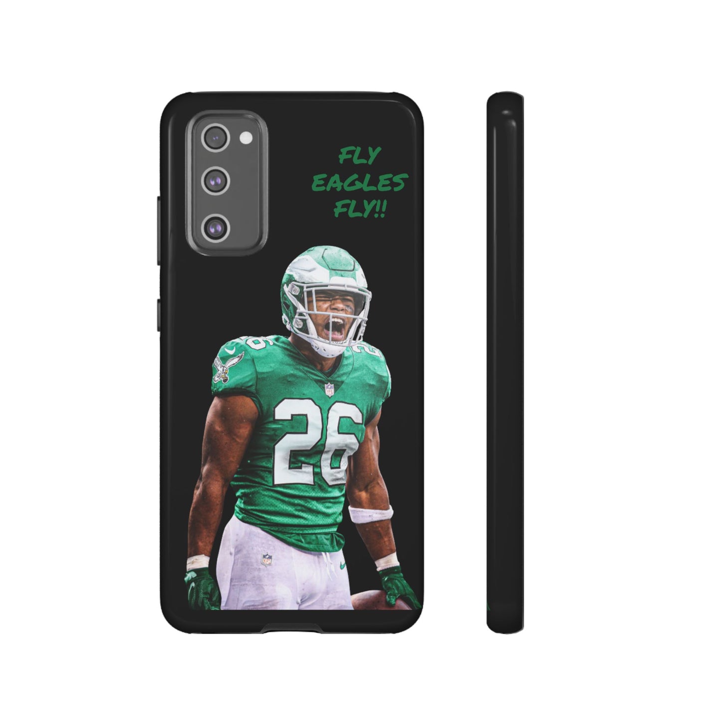 Philadelphia Eagles Saquon Barkley # 26 cell Phone case, iPhone case, nfl cell phone case, Eagles (Black case) Fly Eagles Fly!!