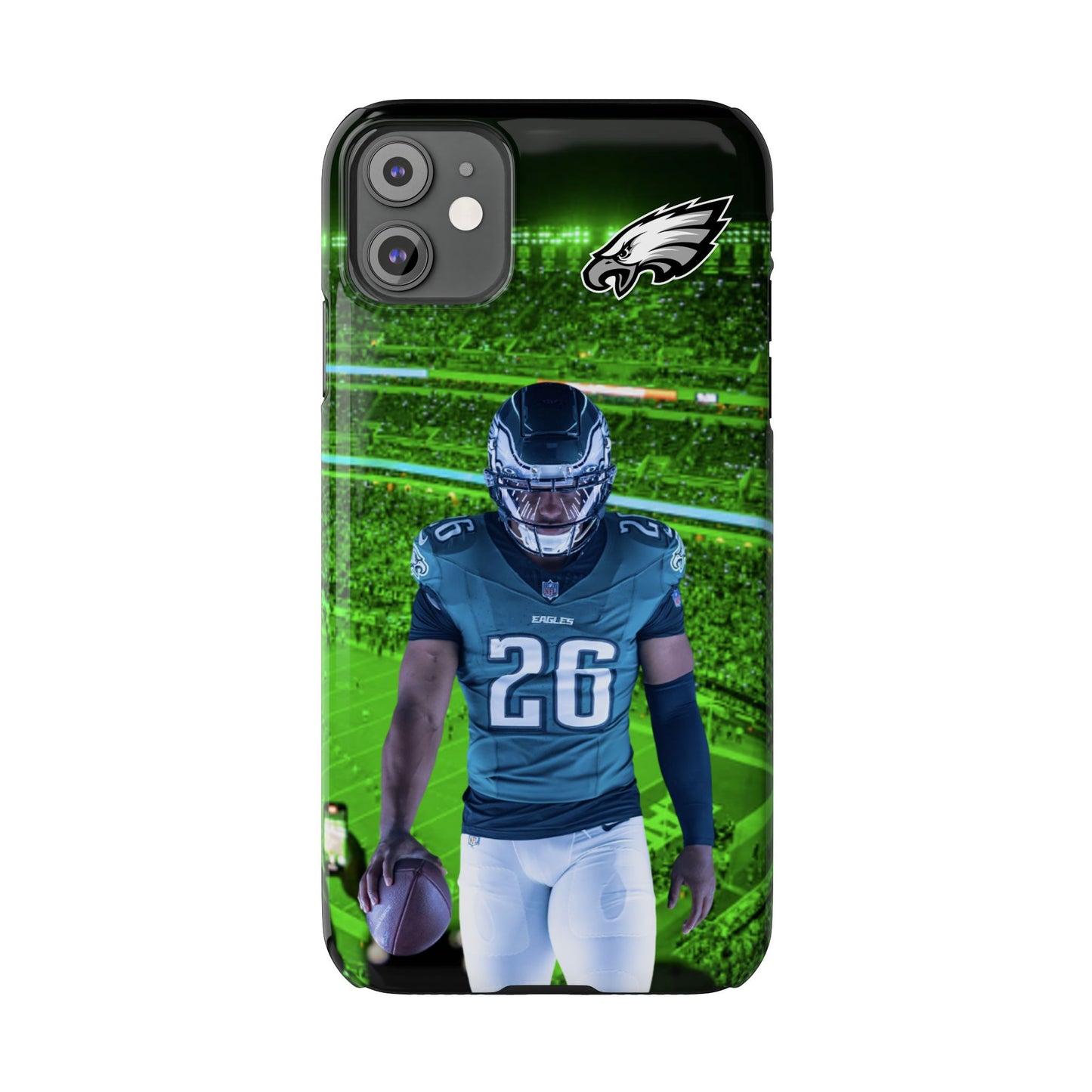 Philadelphia Eagles Saquon Barkley Slim Phone Cases - custom NFL cellphone case