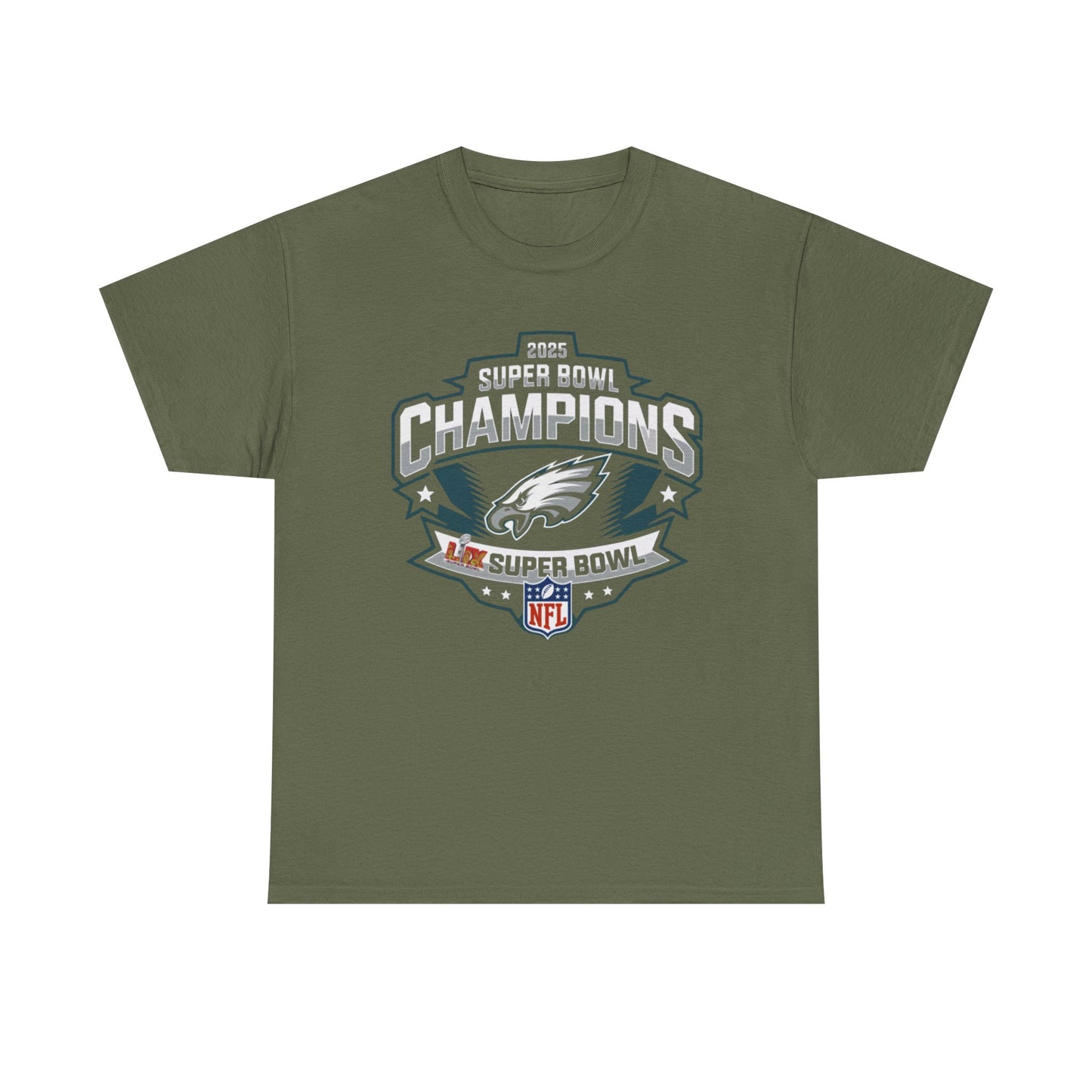 2025 LIX Super Bowl Champions Eagles t- shirt Gift For Fans S-5XL