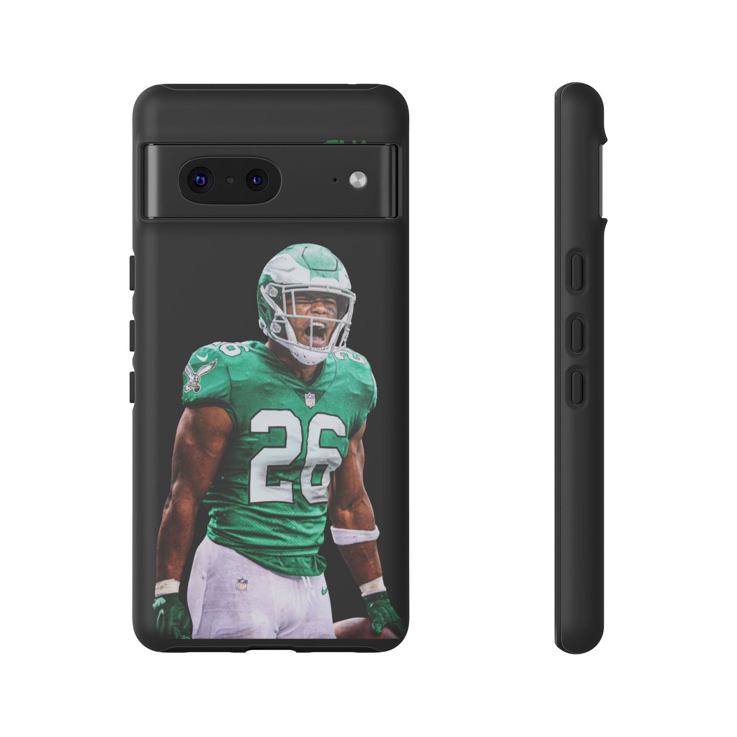 Philadelphia Eagles Saquon Barkley # 26 cell Phone case, iPhone case, nfl cell phone case, Eagles (Black case) Fly Eagles Fly!!