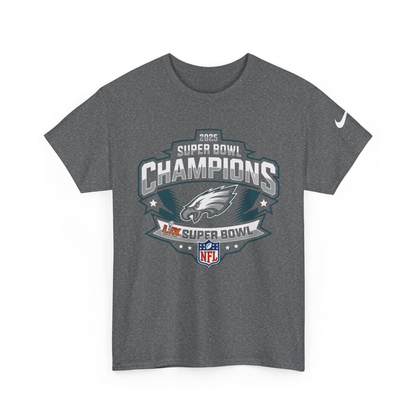 2025 LIX Super Bowl Champions Eagles t- shirt Gift For Fans S-5XL