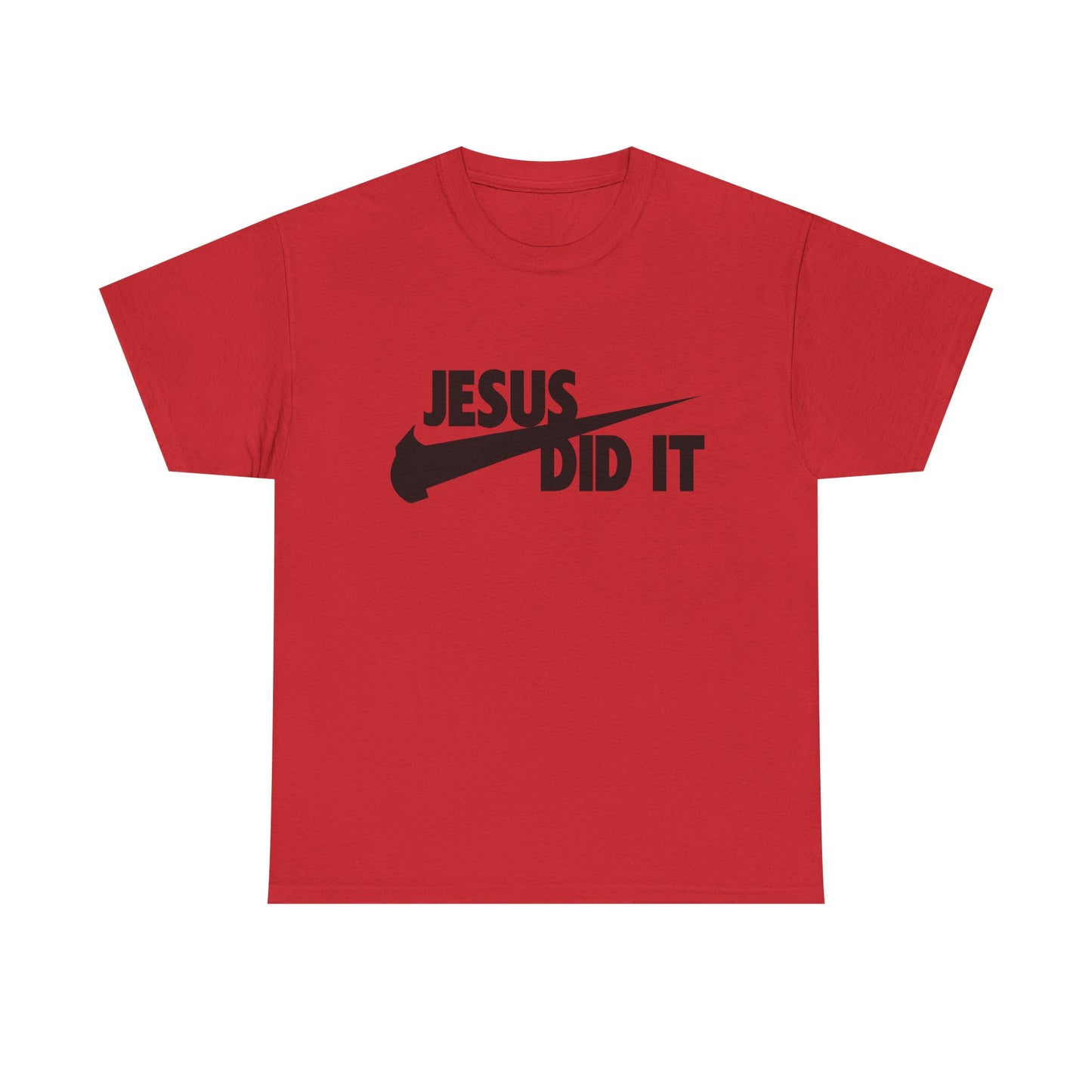 men's Christian t-shirt Jesus did it basketball Unisex Heavy Cotton Tee