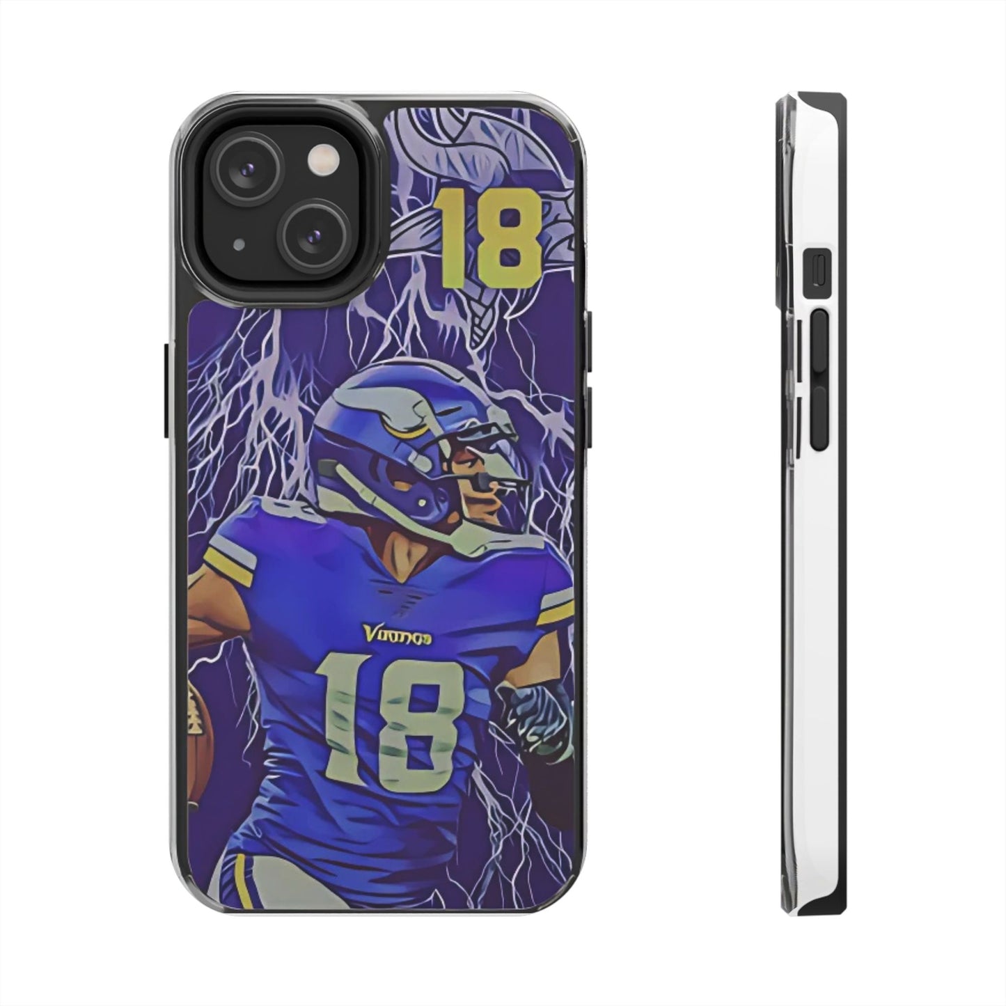 Justin Jefferson Minnesota Vikings iPhone cell phone Cases