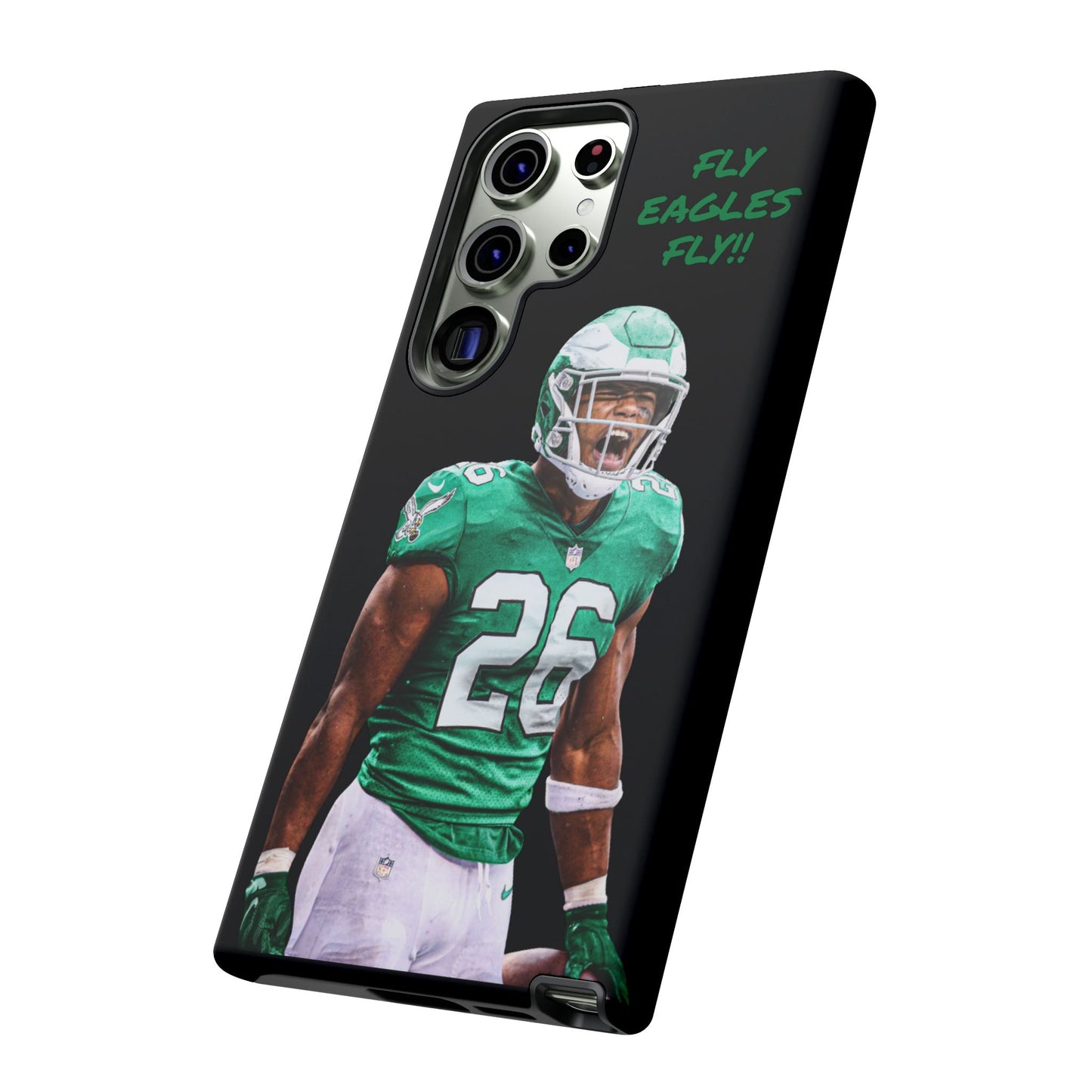 Philadelphia Eagles Saquon Barkley # 26 cell Phone case, iPhone case, nfl cell phone case, Eagles (Black case) Fly Eagles Fly!!