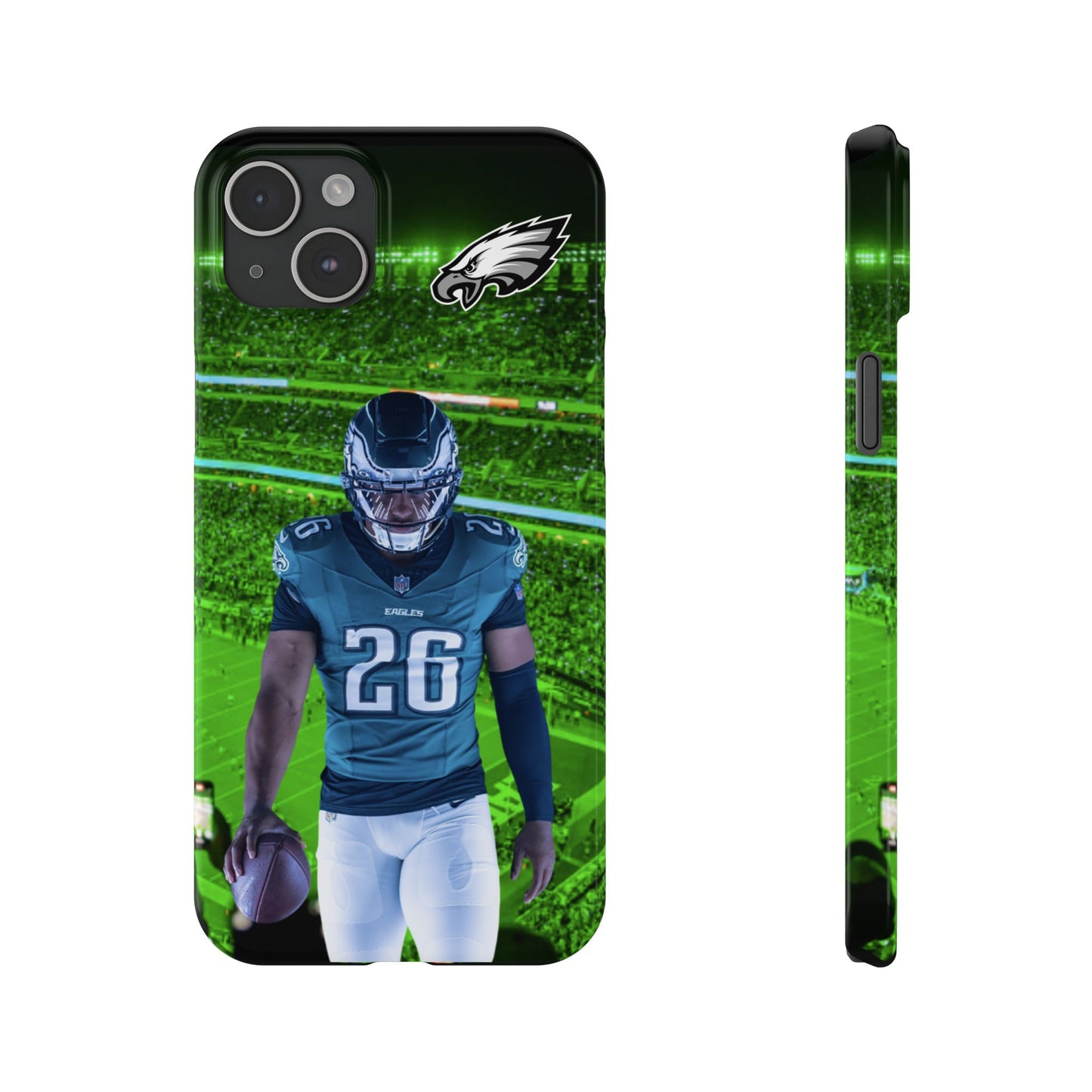 Philadelphia Eagles Saquon Barkley Slim Phone Cases - custom NFL cellphone case