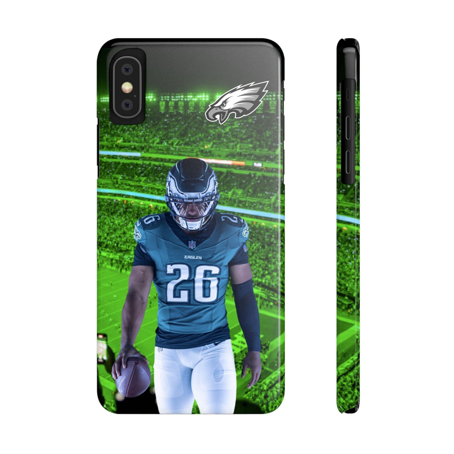 Philadelphia Eagles Saquon Barkley Slim Phone Cases - custom NFL cellphone case