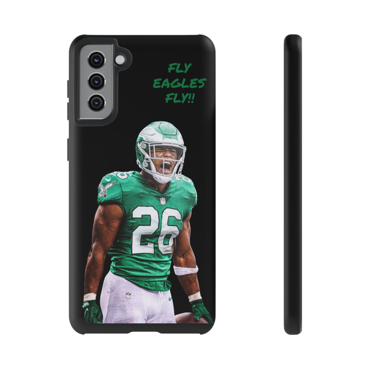 Philadelphia Eagles Saquon Barkley # 26 cell Phone case, iPhone case, nfl cell phone case, Eagles (Black case) Fly Eagles Fly!!