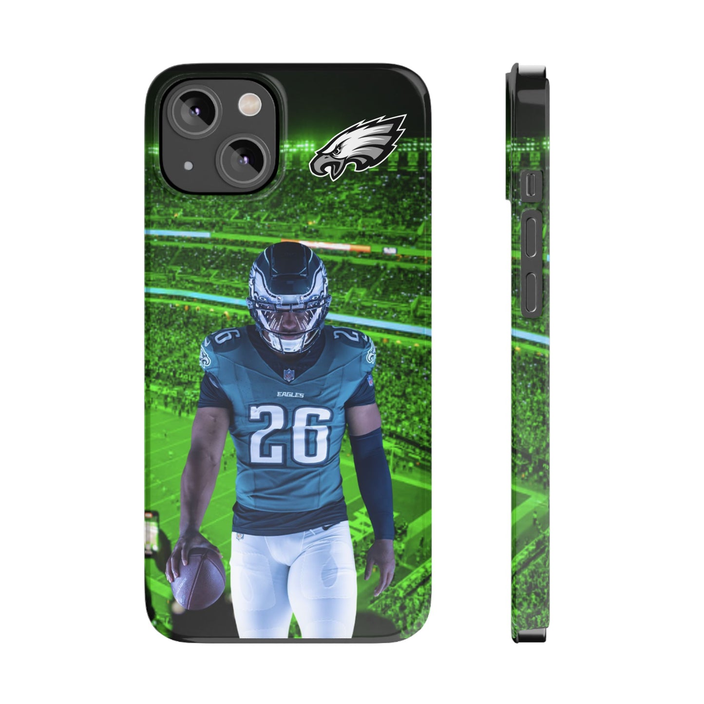 Philadelphia Eagles Saquon Barkley Slim Phone Cases - custom NFL cellphone case