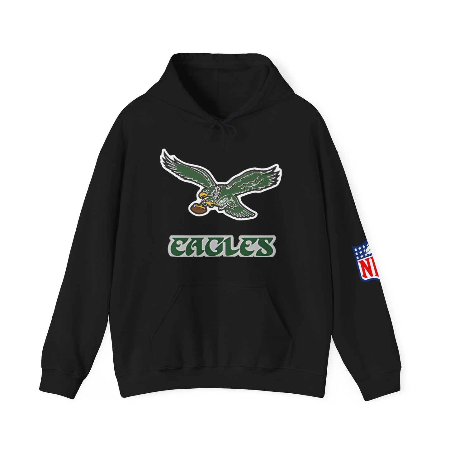 PHILADELPHIA EAGLES THROWBACK HOODIE Heavy Blend size S - 5XL