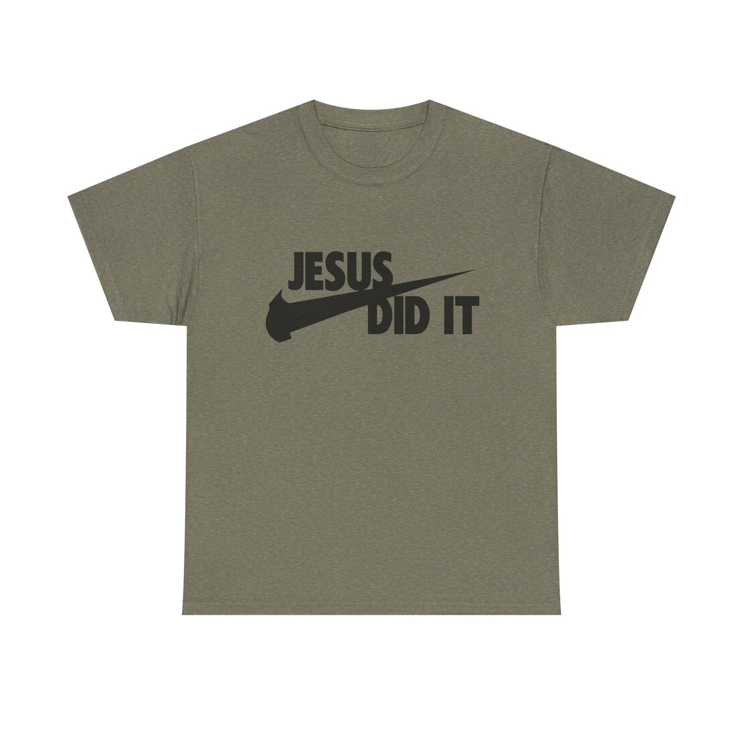 men's Christian t-shirt Jesus did it basketball Unisex Heavy Cotton Tee
