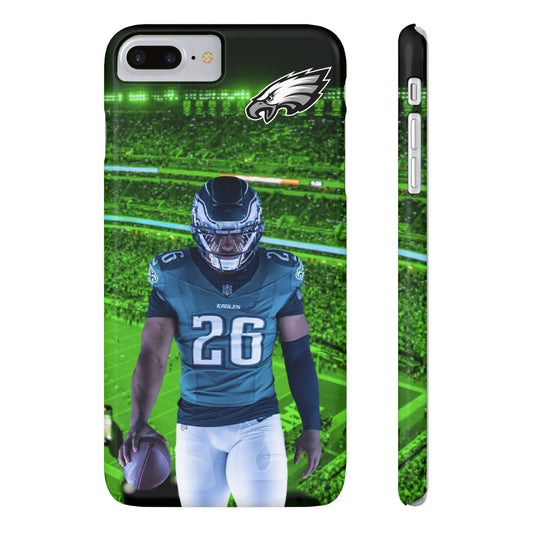 Philadelphia Eagles Saquon Barkley Slim Phone Cases - custom NFL cellphone case